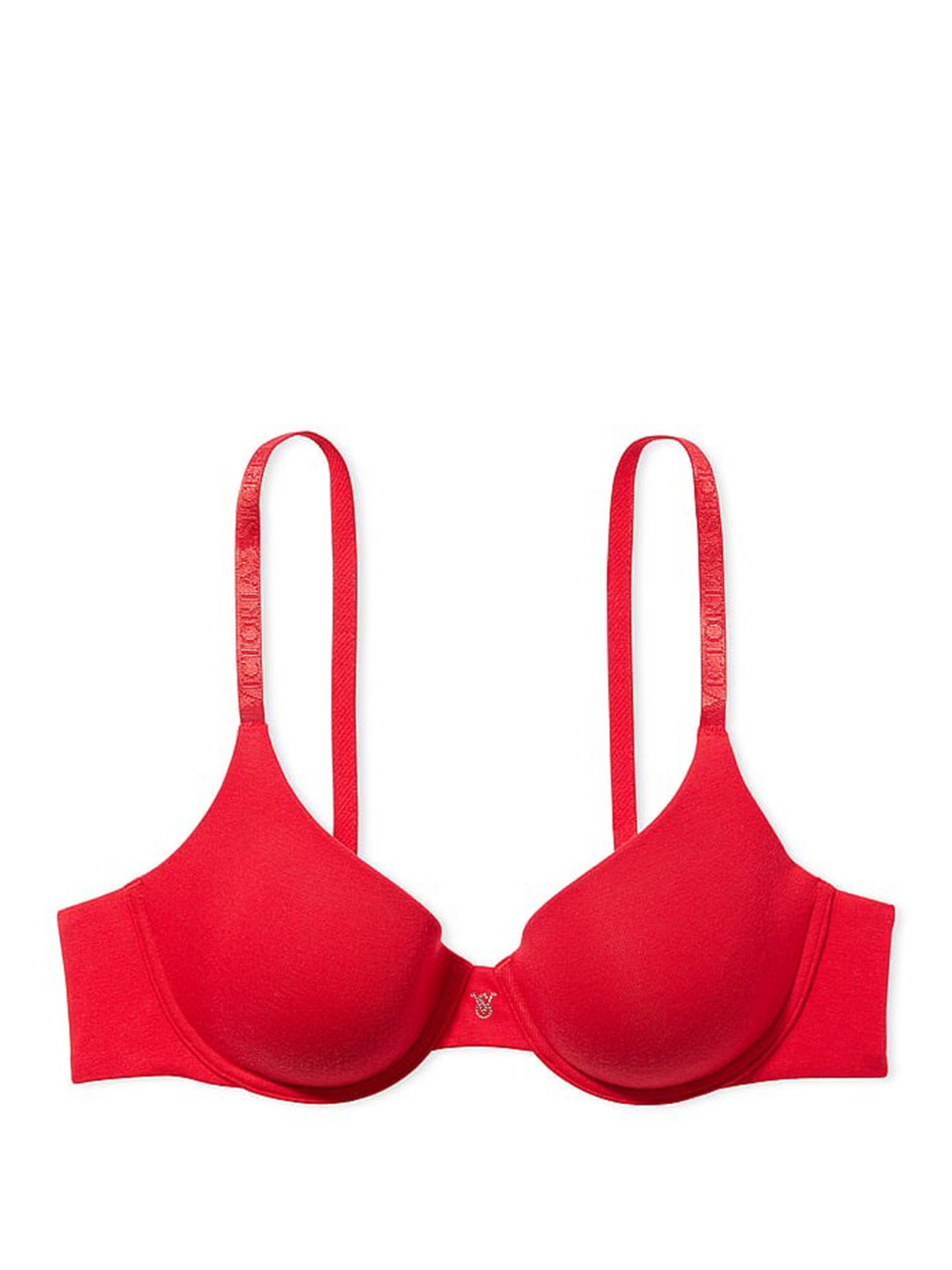 

Victoria's Secret Medium Coverage Lightly Padded Everyday Bra With All Day Comfort, Red