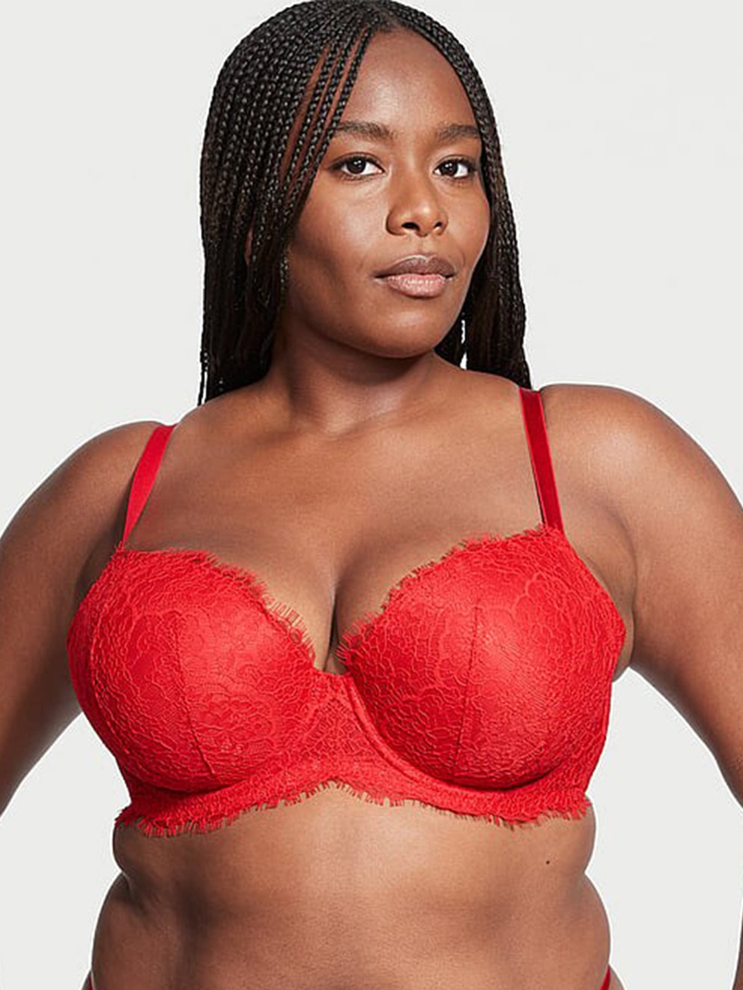 

Victoria's Secret Women Medium Coverage Underwired Lightly Padded Bra, Red