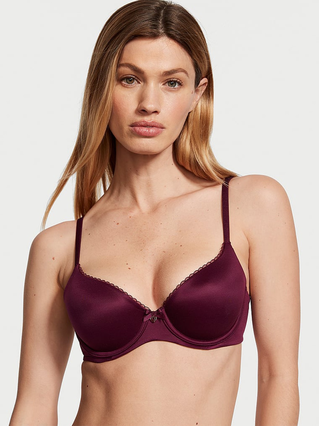 

Victoria's Secret Women Solid Medium Coverage Underwired Heavily Padded Bra, Red