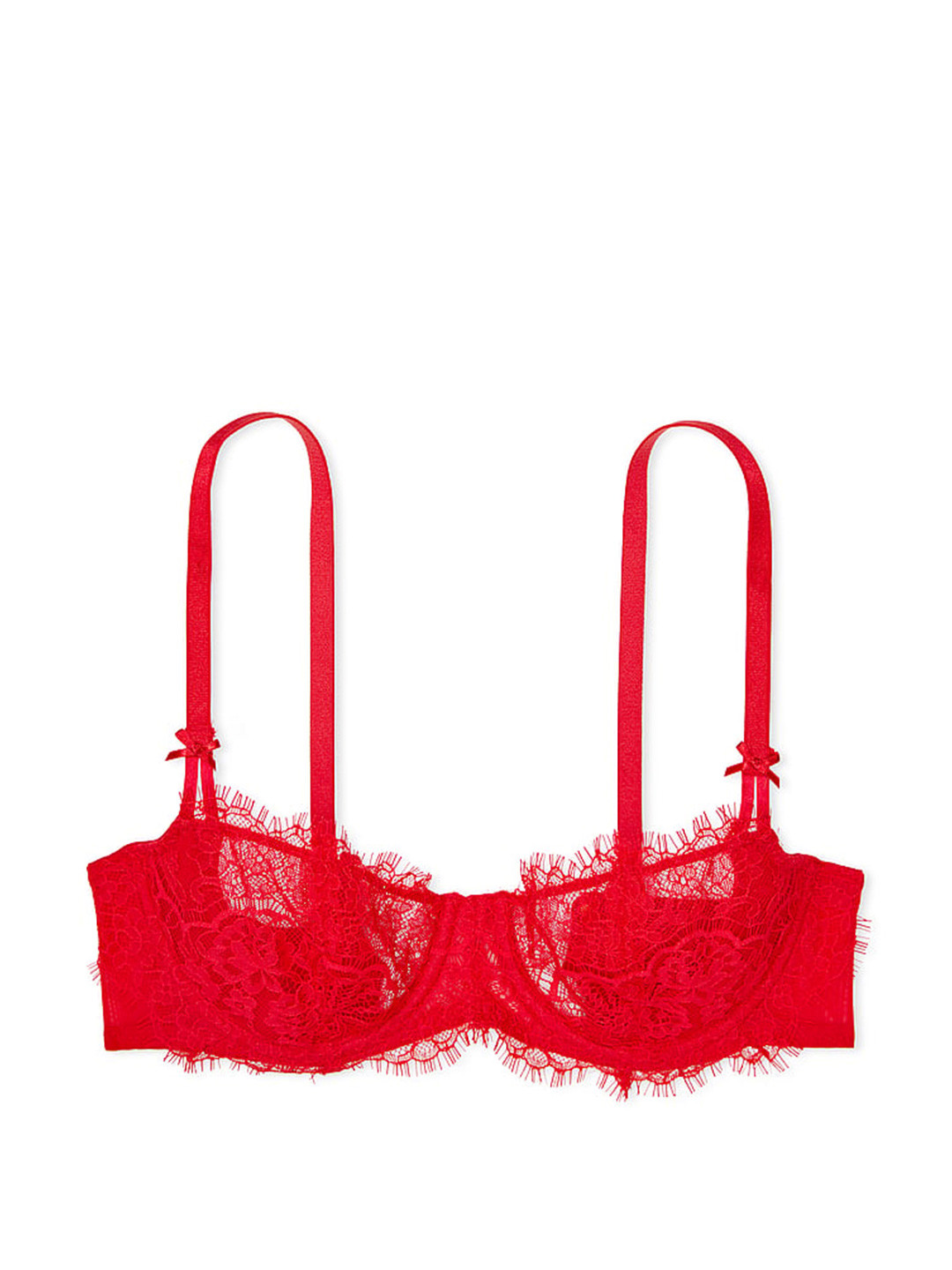 

Victoria's Secret Women Half Coverage Underwired Lightly Padded Bra, Red