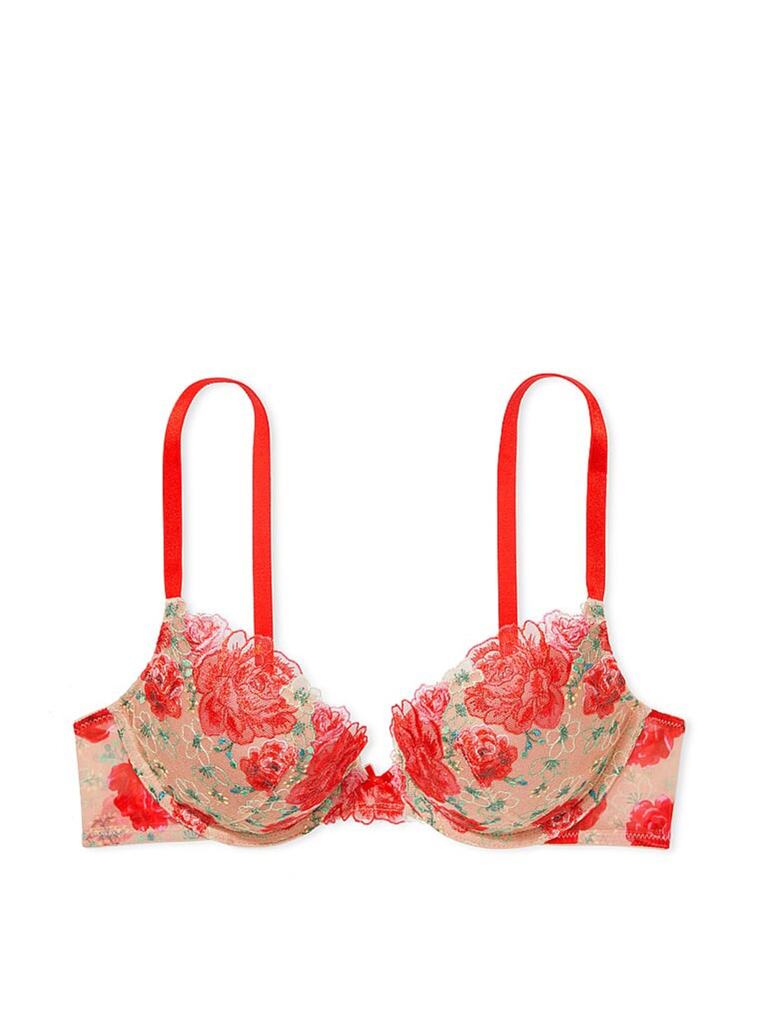 

Victoria's Secret Women Half Coverage Underwired Heavily Padded Bra, Beige