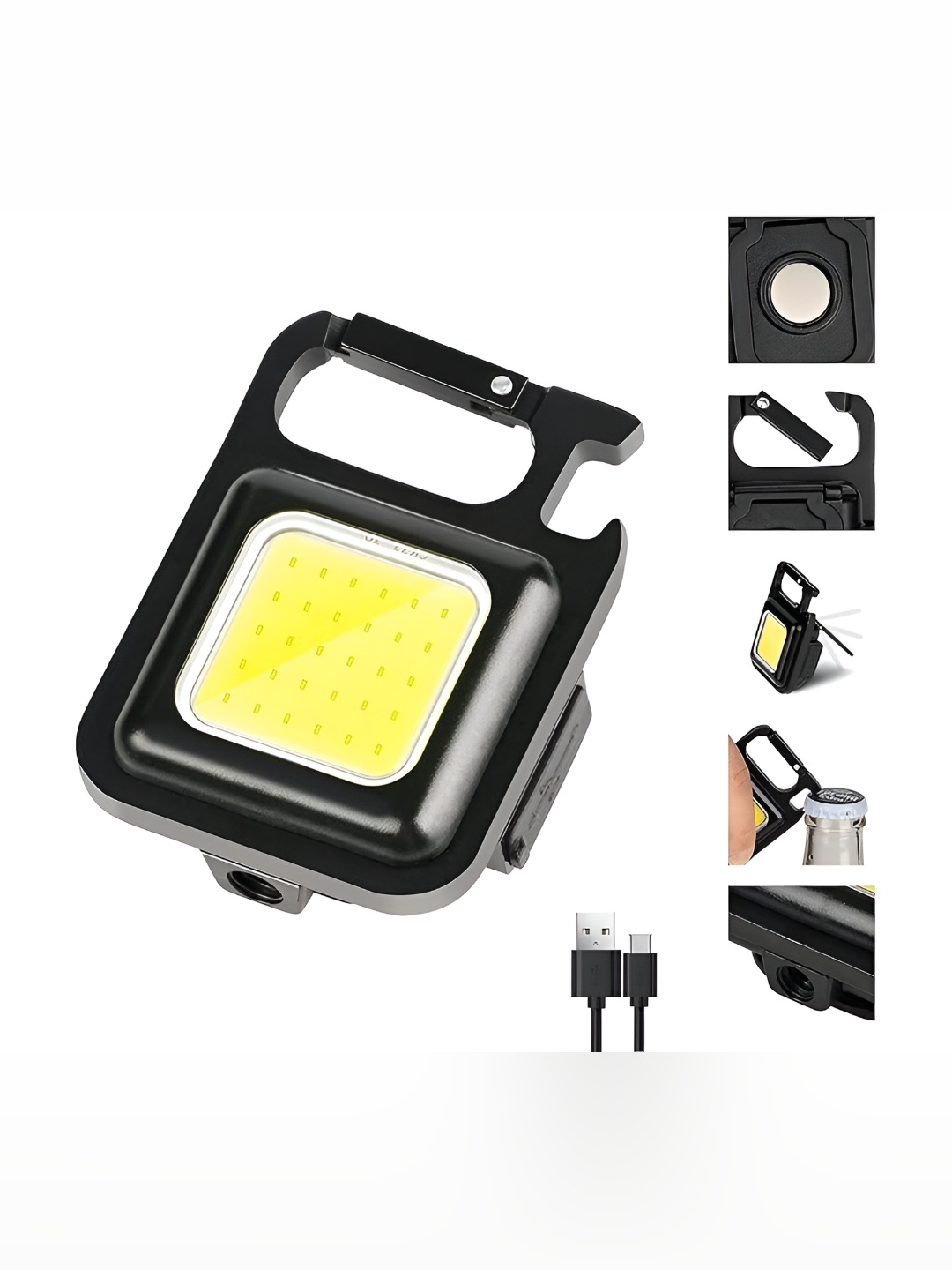 

THE PARTY PLANET Coblight 302 White & Black Cork LED String Lights