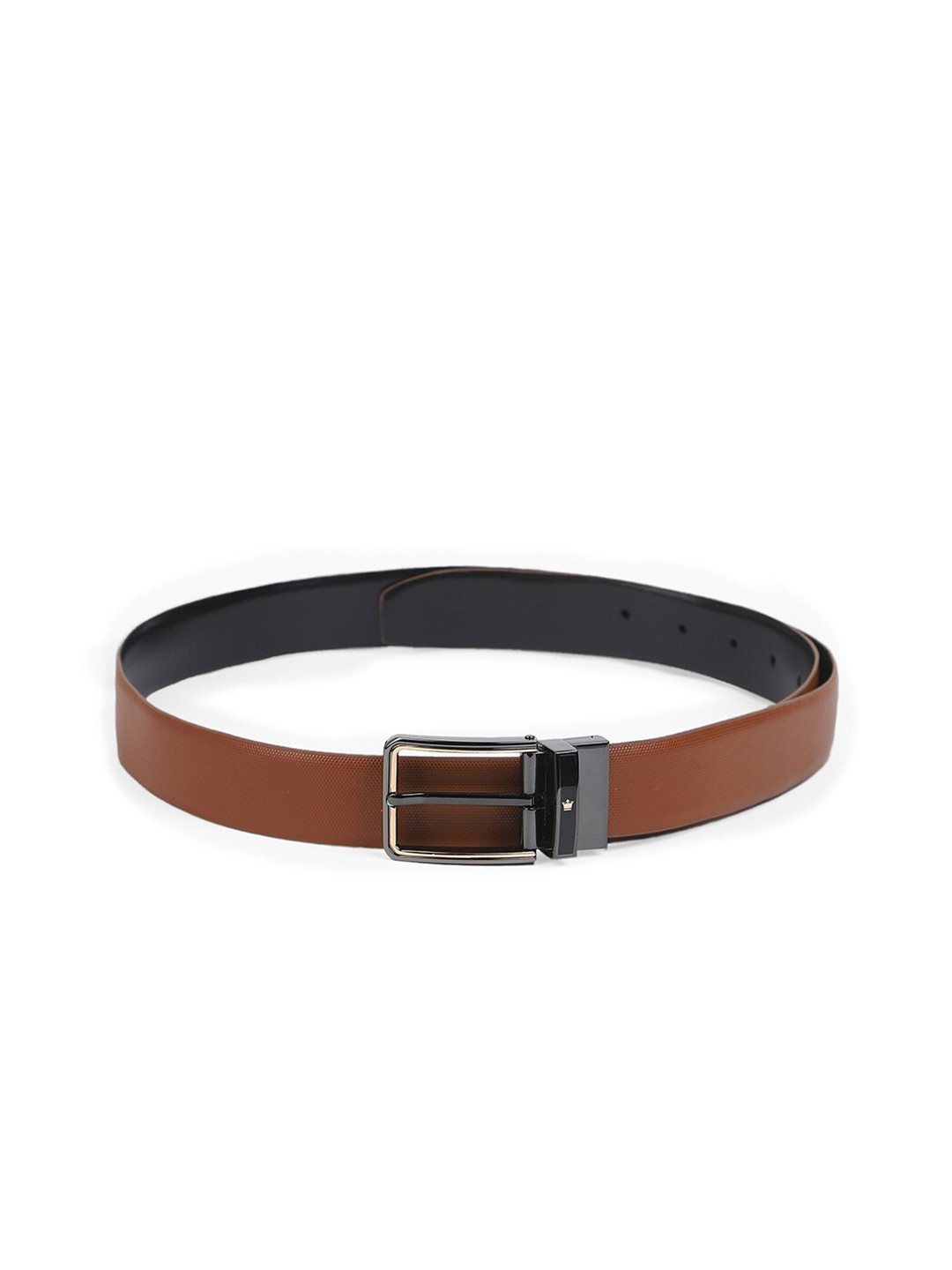 

Louis Philippe Men Textured Belts, Brown