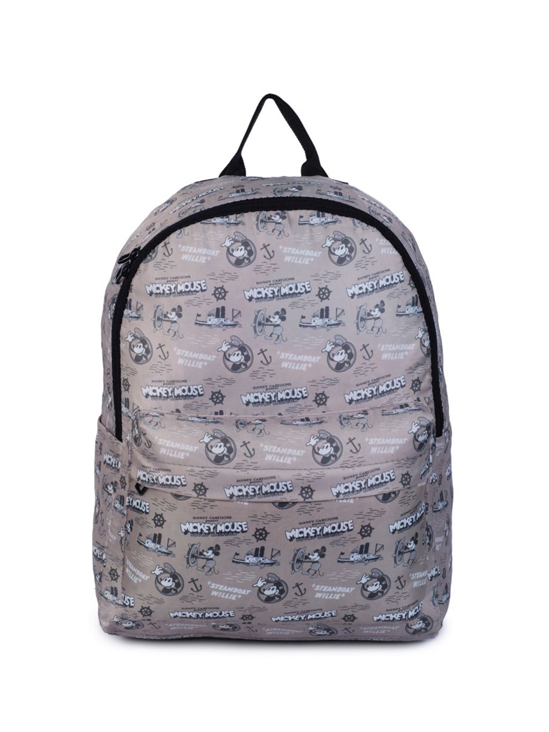 

Disney Kids Mickey Mouse Printed Backpack, Grey