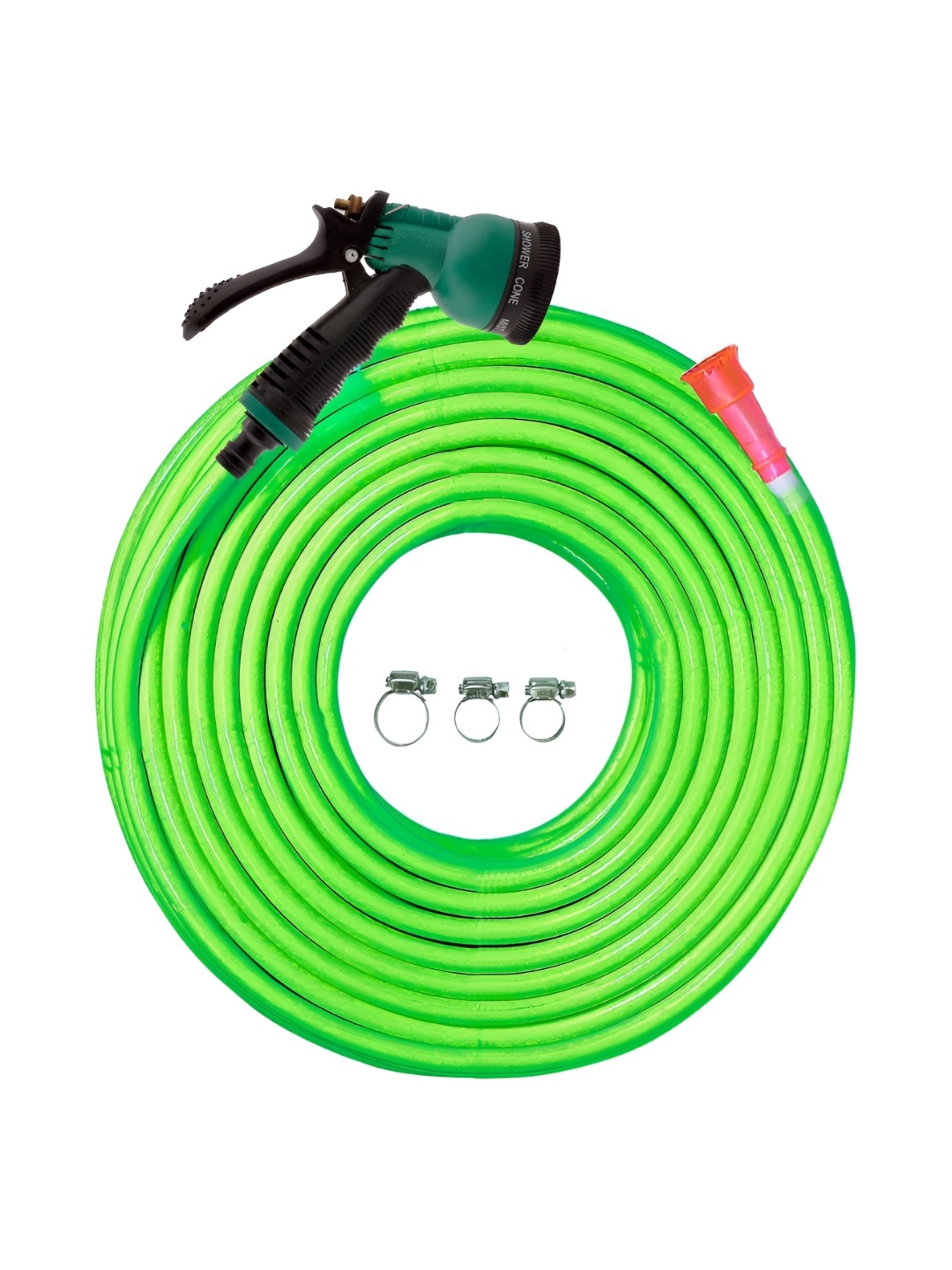 

Cinagro set Green Tap Adapter & 3 Clamps Garden accessories