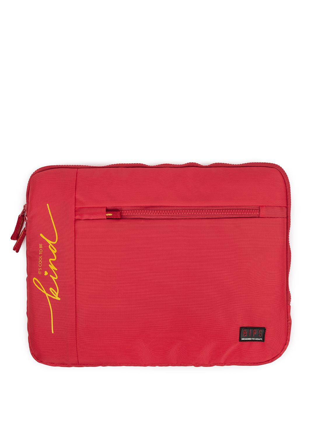 

QIPS Unisex 15 inch Solid Laptop Sleeve, Red