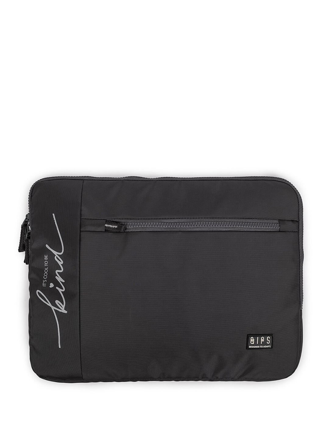 

QIPS Unisex 15 inch Solid Laptop Sleeve, Black