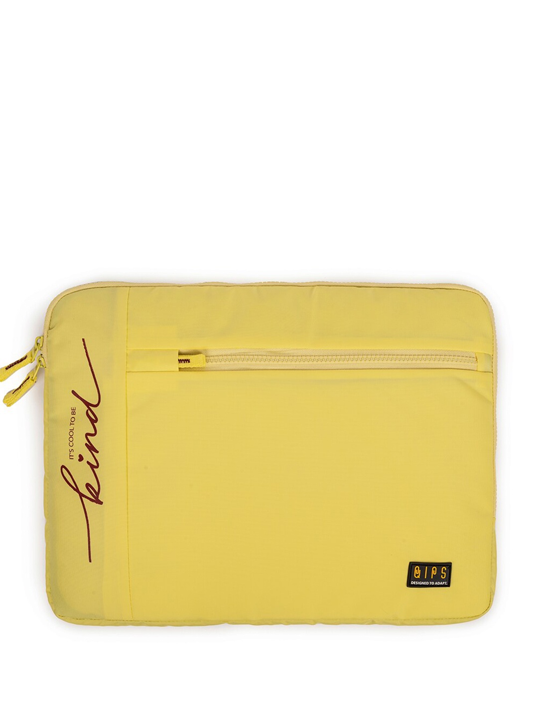 

QIPS Unisex Laptop Sleeve Up to 15 inch, Yellow