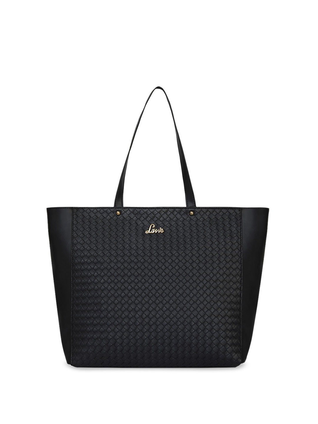

Lavie Structured Textured Shoulder Bag, Black