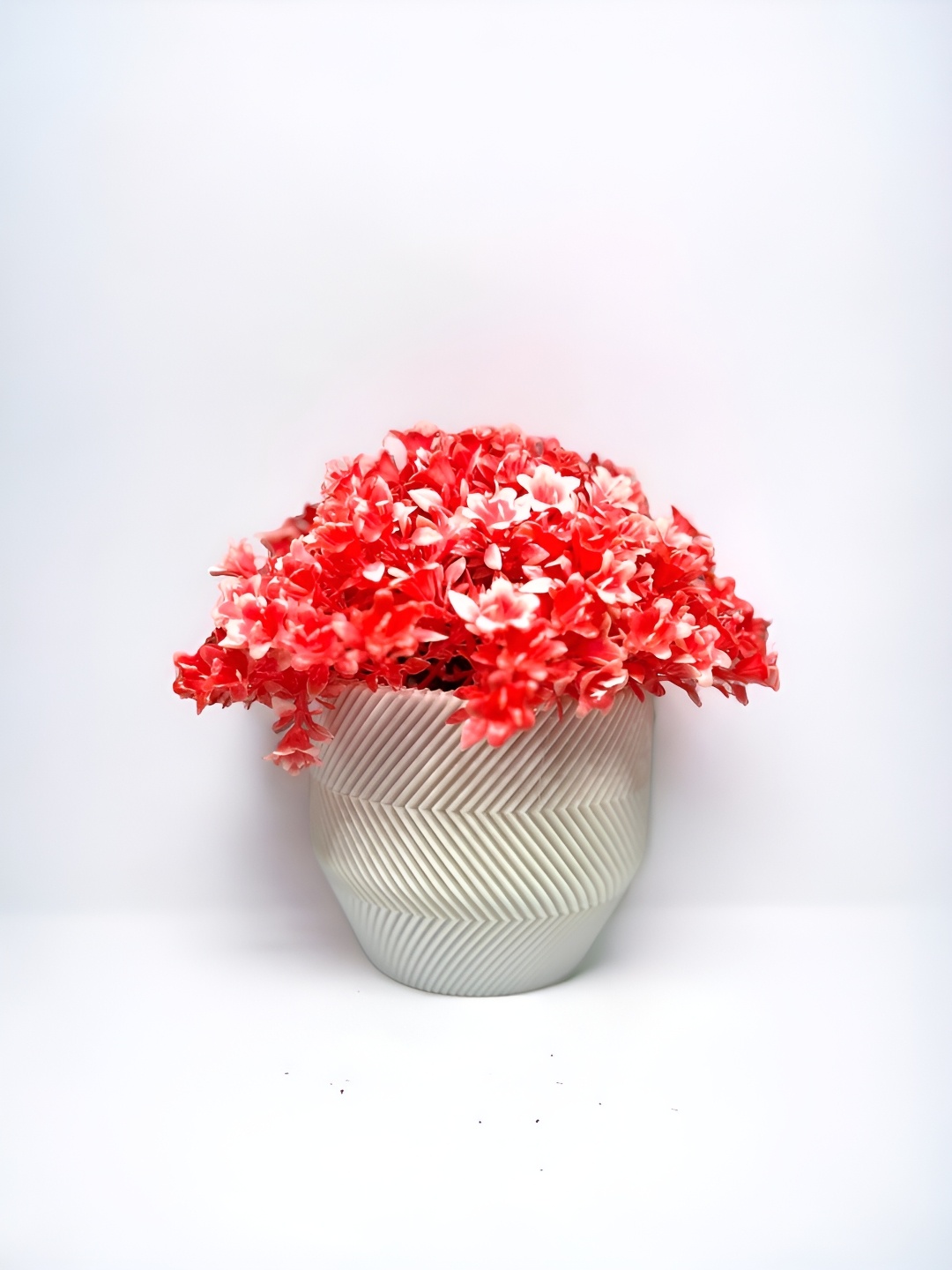 

KAAF White & Red Artificial Plant With Pot