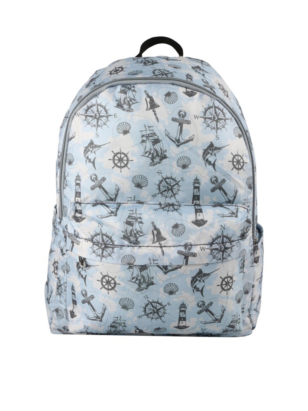 

QIPS Kids Graphic Printed Ergonomic Backpack, Blue