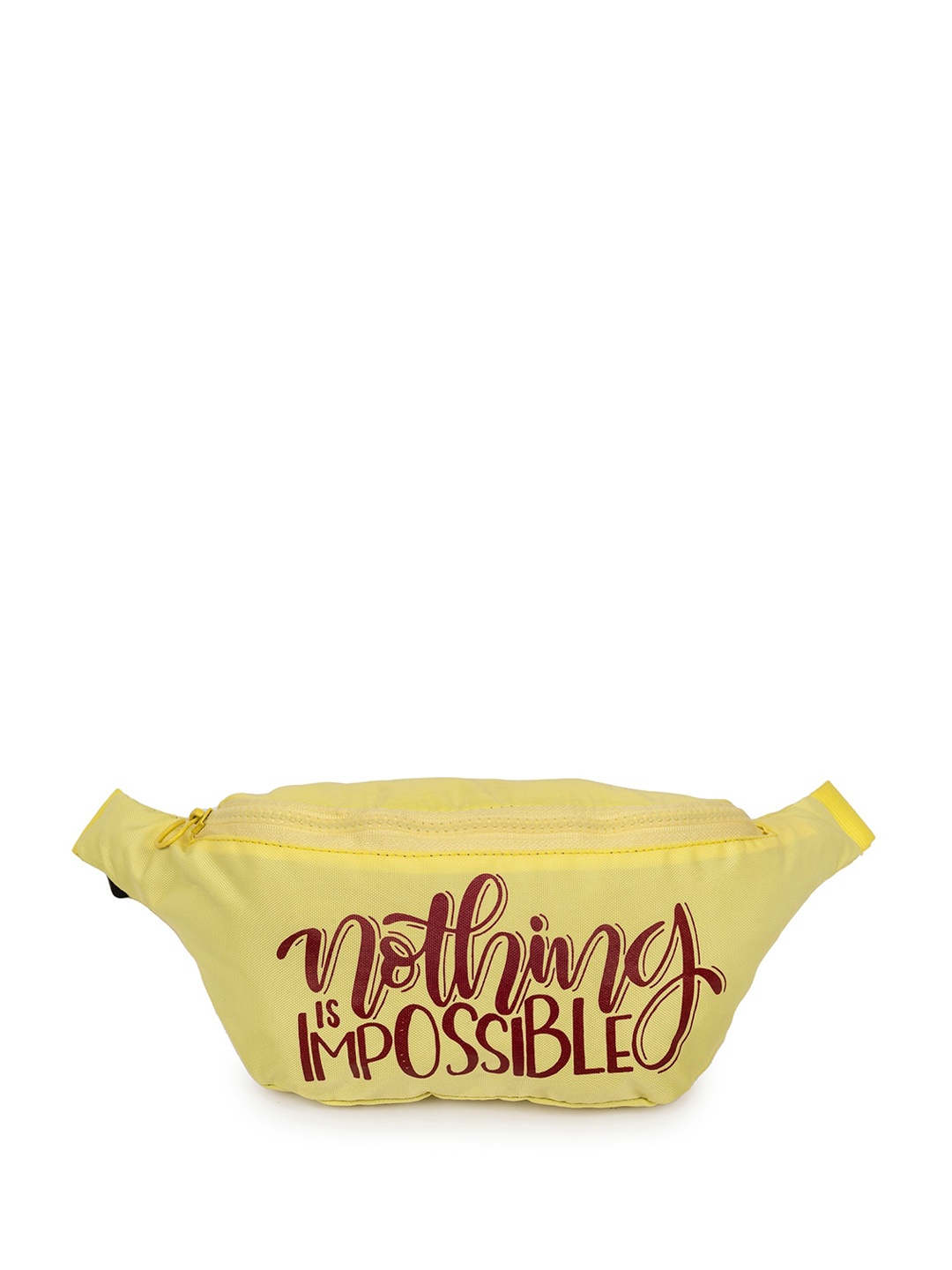 

QIPS Unisex Printed Wear-Resistant Waist Pouch, Yellow