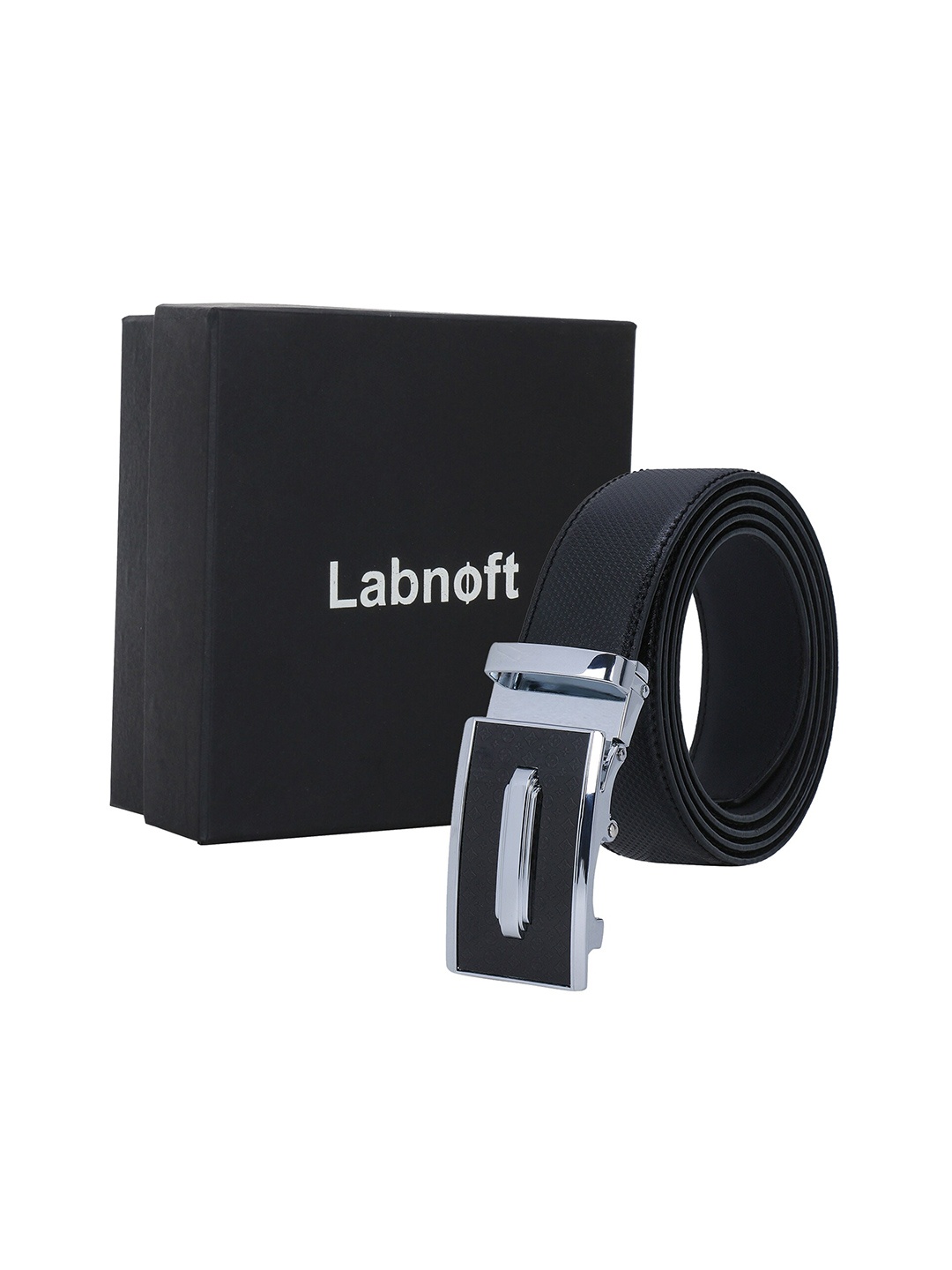 

Labnoft Men Formal Belt, Black