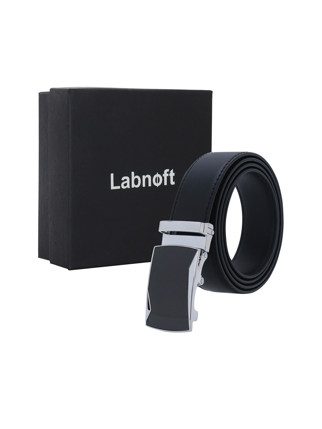 

Labnoft Men Formal Belt, Black