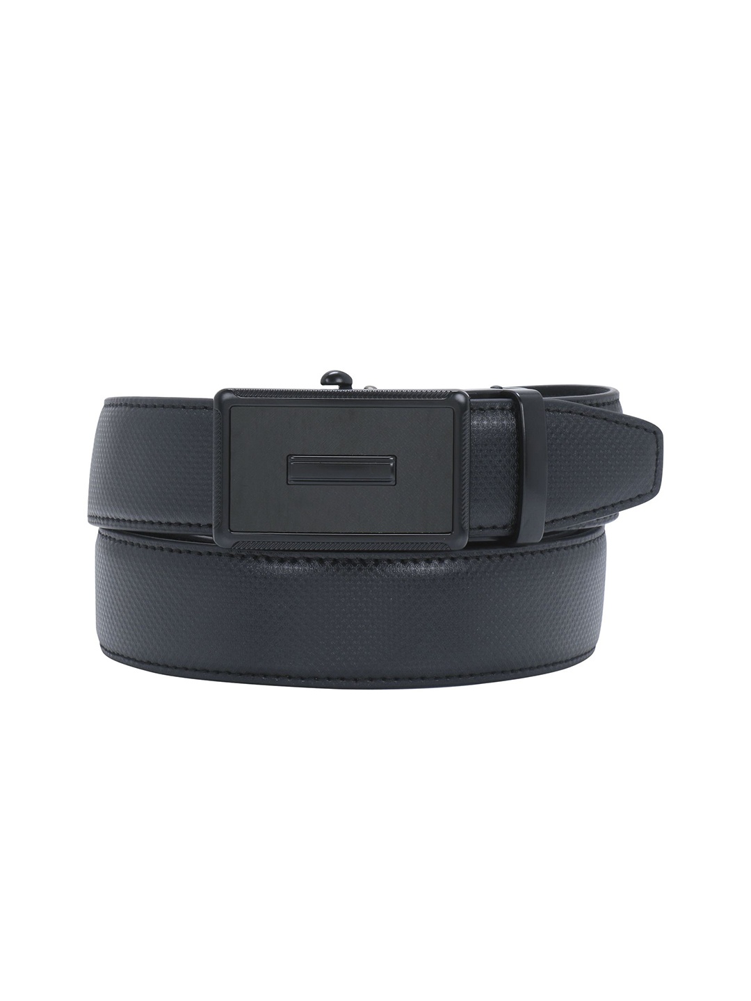 

Labnoft Men Textured Formal Belt, Black