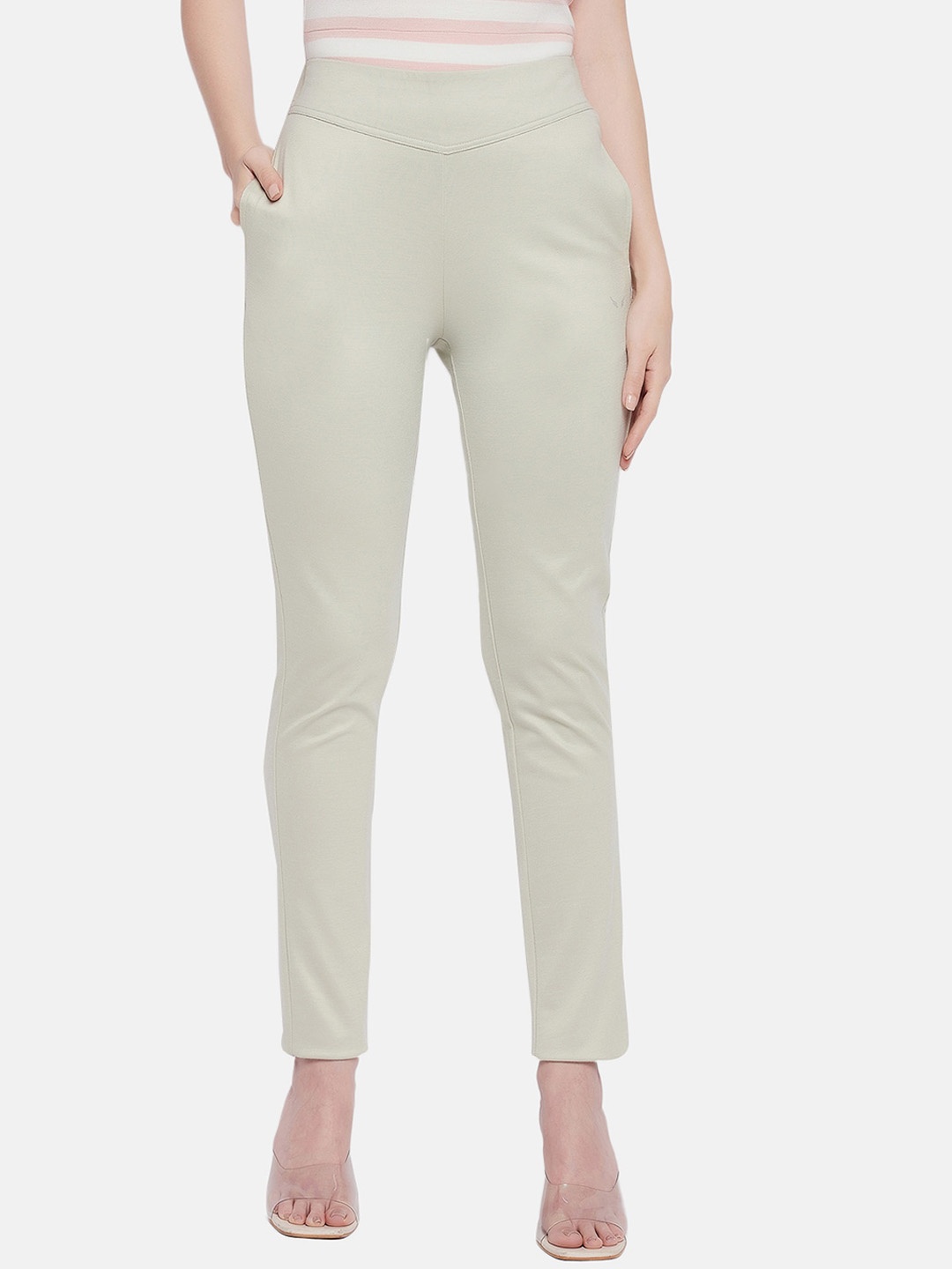 

HANG N HOLD Women Trousers, Green