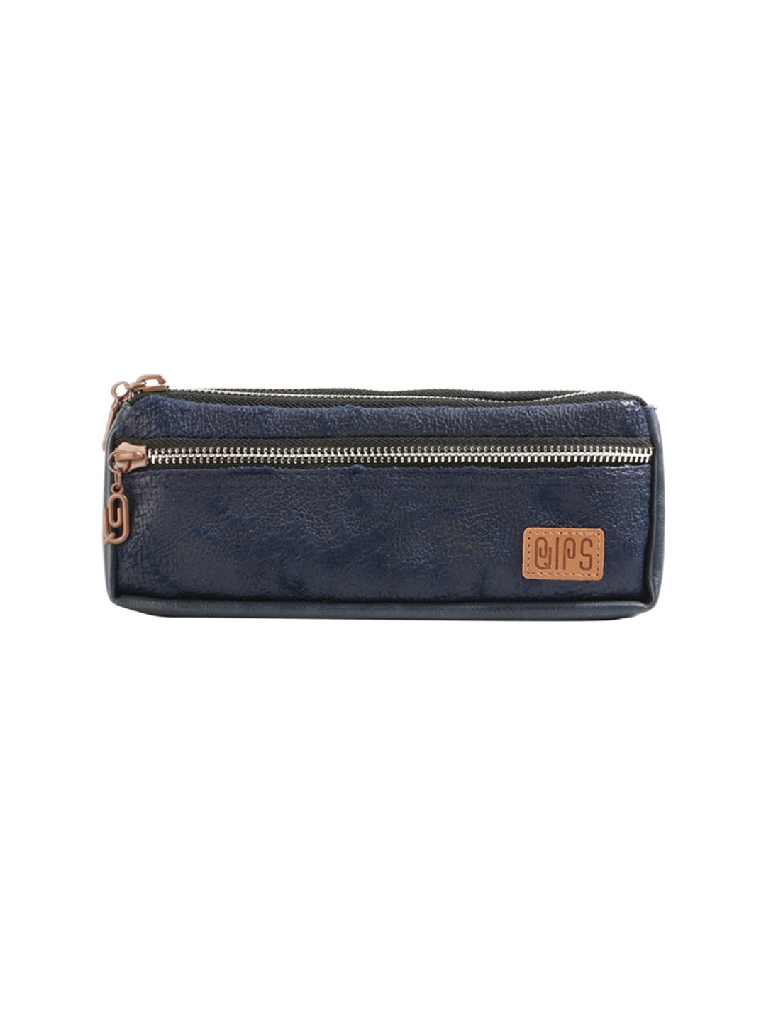 

QIPS Unisex Solid Pen Cases Stationery, Navy blue