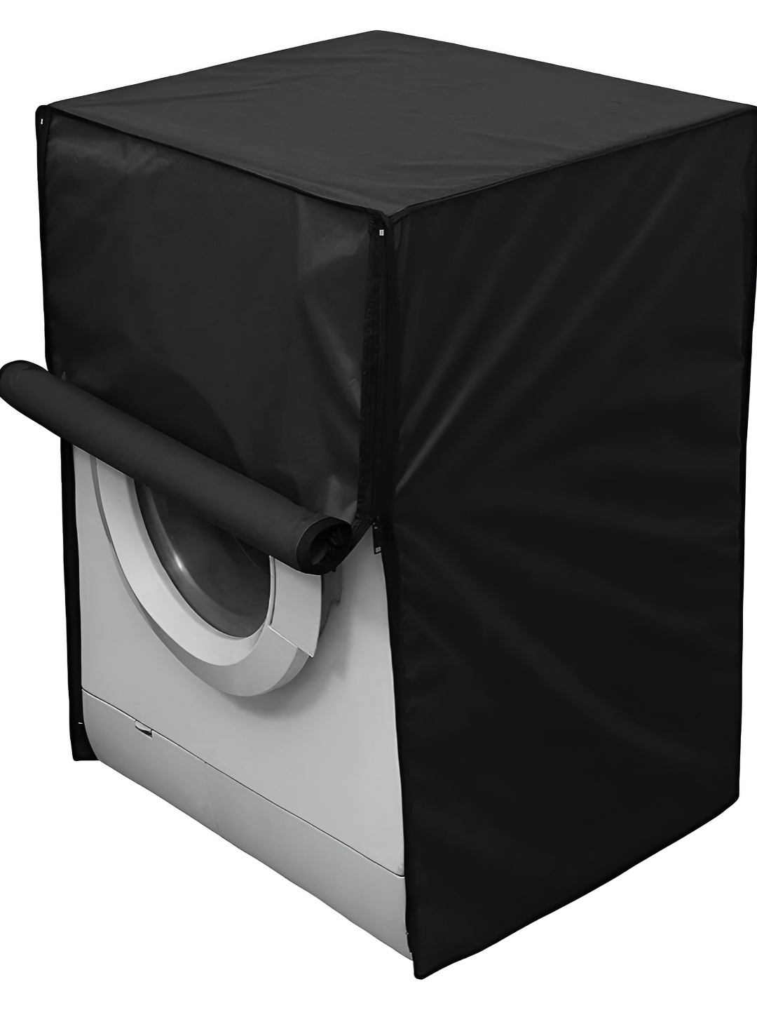 

GROKI Black Front Load Waterproof Washing Machine cover