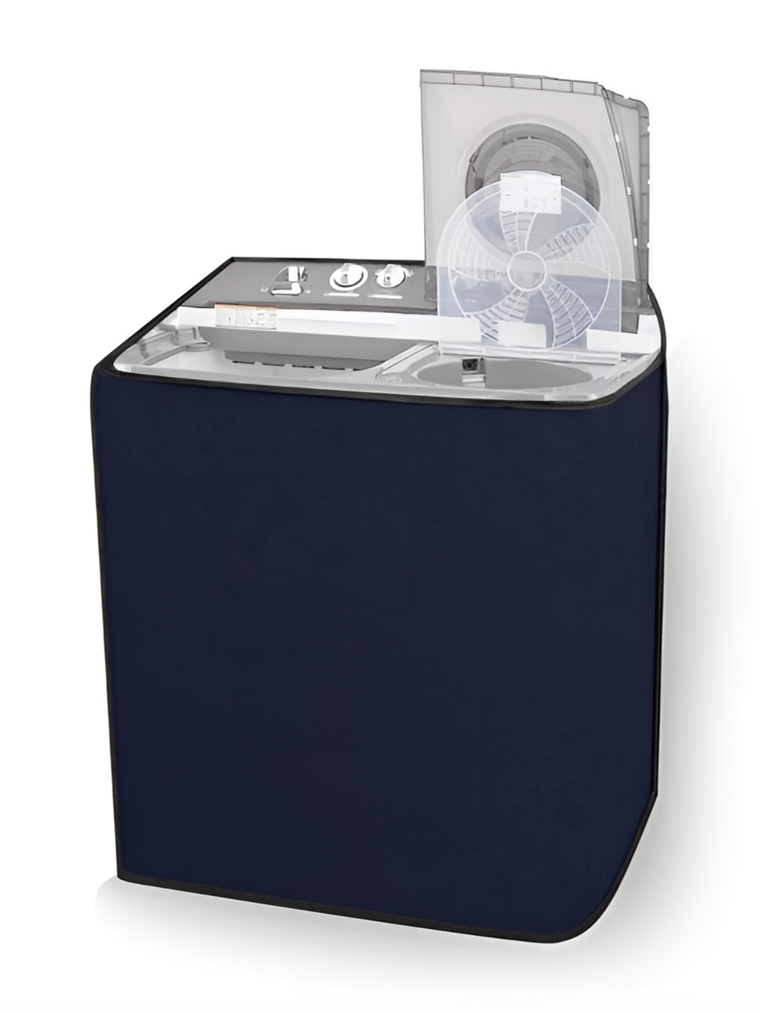 

GROKI Navy Blue Waterproof Washing Machine Cover