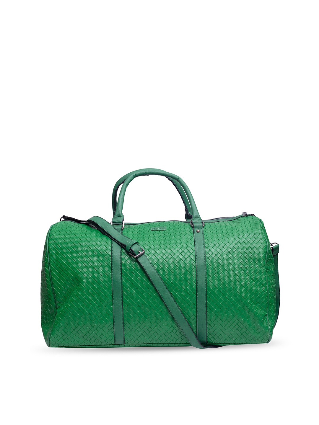 

DIMEH Unisex Textured Large Foldable Casual Duffel Bag, Green