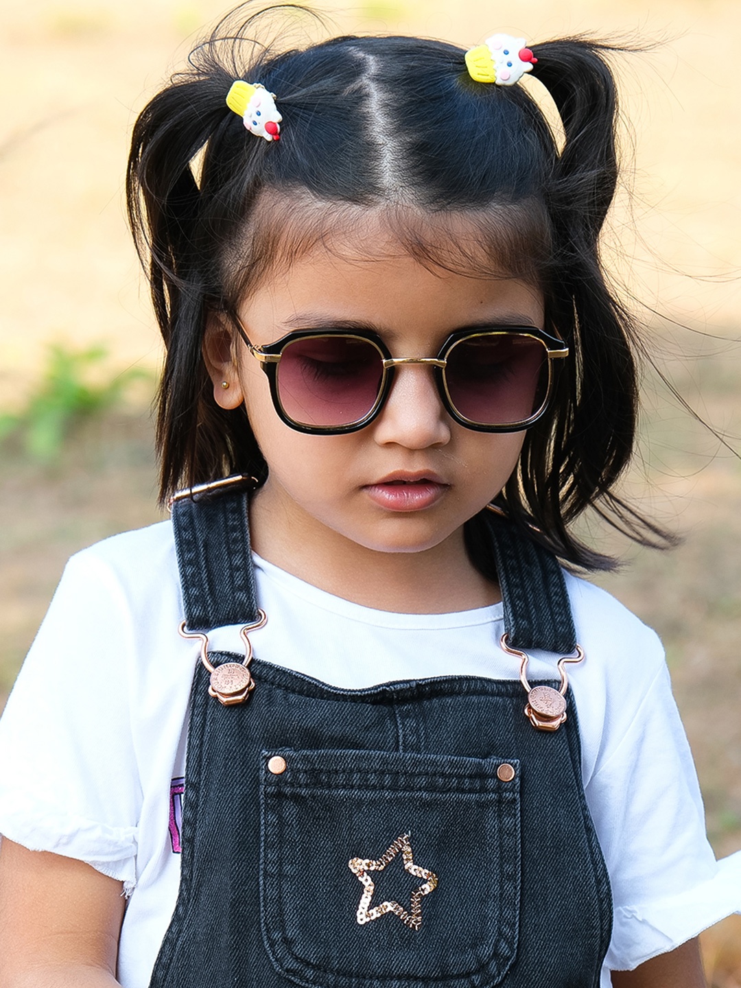 

DukieKooky Kids Square Sunglasses with UV Protected Lens DKSG480B, Pink