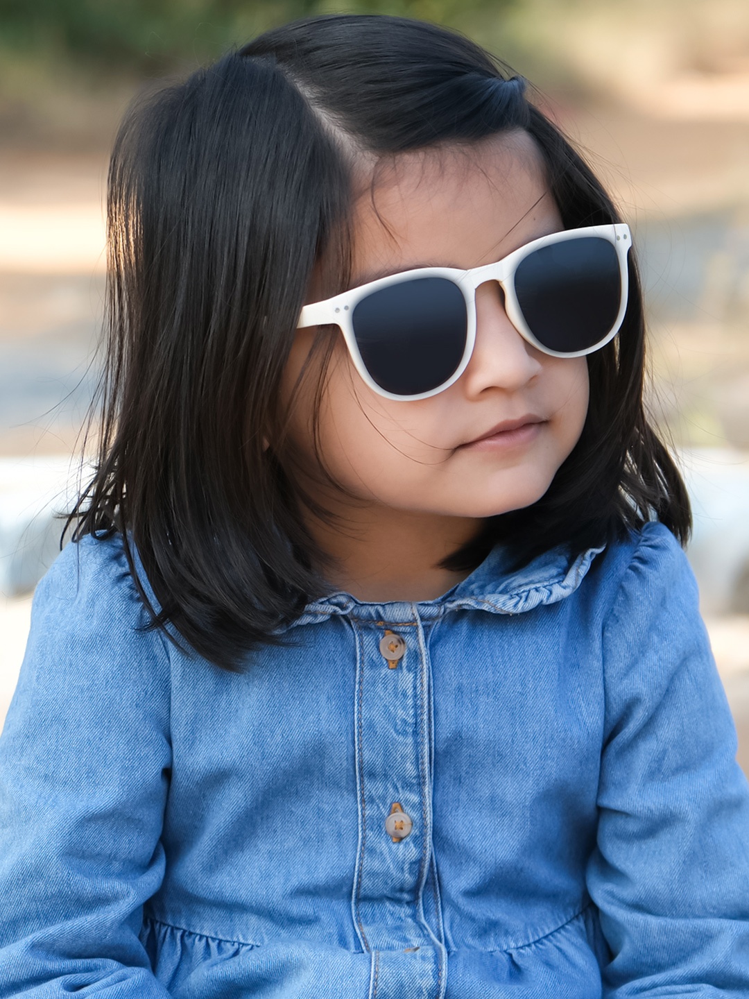 

DukieKooky Kids Wayfarer Sunglasses with UV Protected Lens DKSG481E, Black