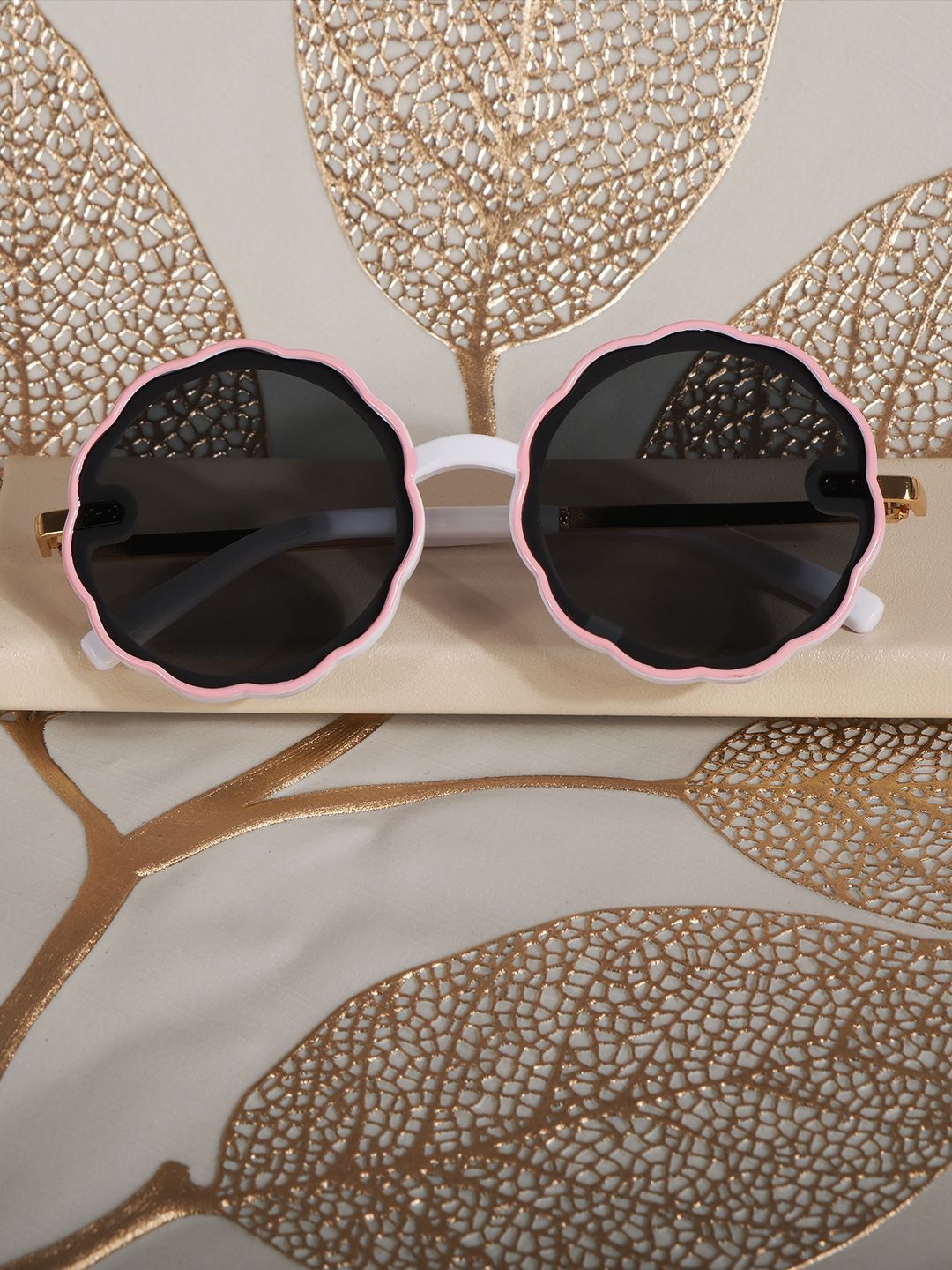 

DukieKooky Kids Round Sunglasses with UV Protected Lens DKSG464B, Black