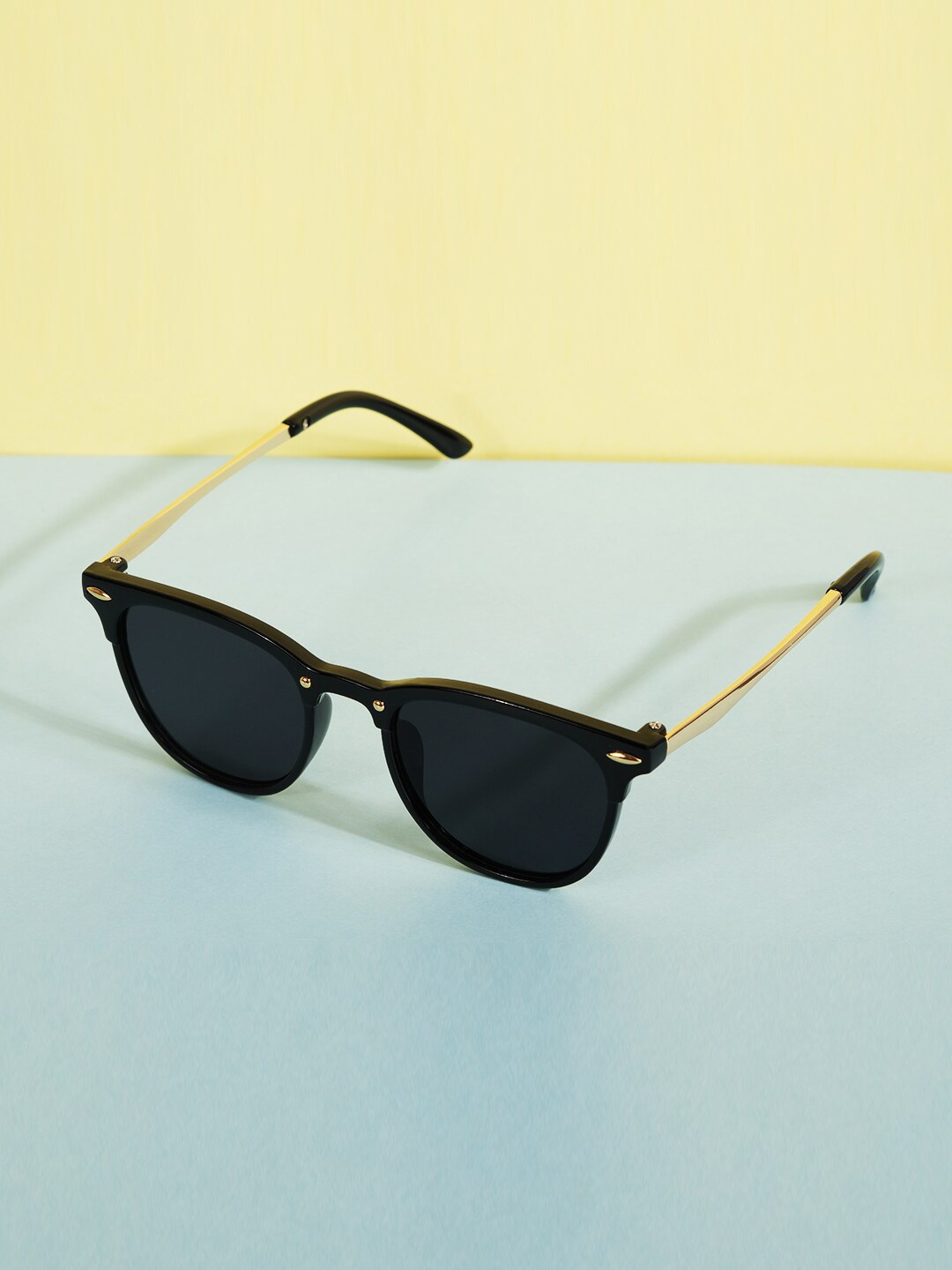 

DukieKooky Kids Wayfarer Sunglasses with UV Protected Lens DKSG469D, Black