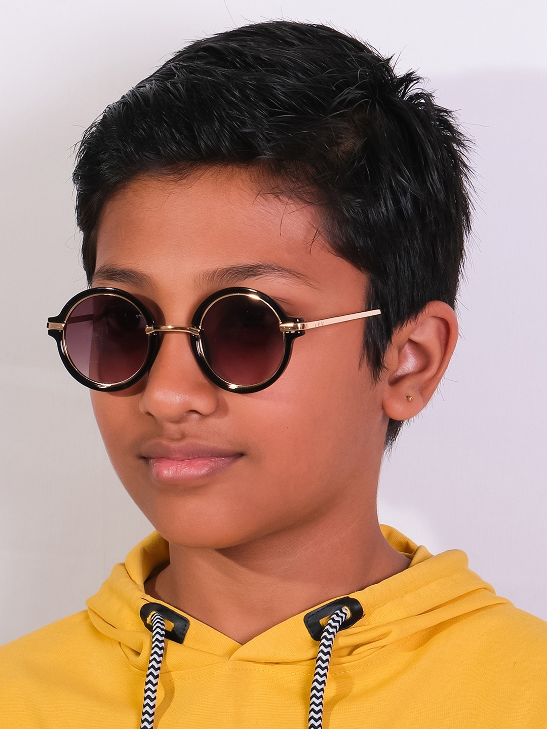 

DukieKooky Unisex Kids Round Sunglasses with UV Protected Lens DKSG479B, Purple
