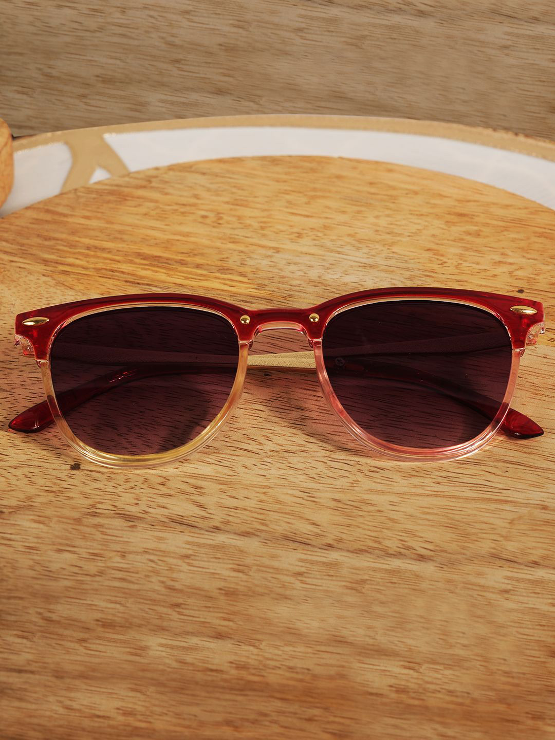 

DukieKooky Kids Wayfarer Sunglasses with UV Protected Lens DKSG469F, Purple