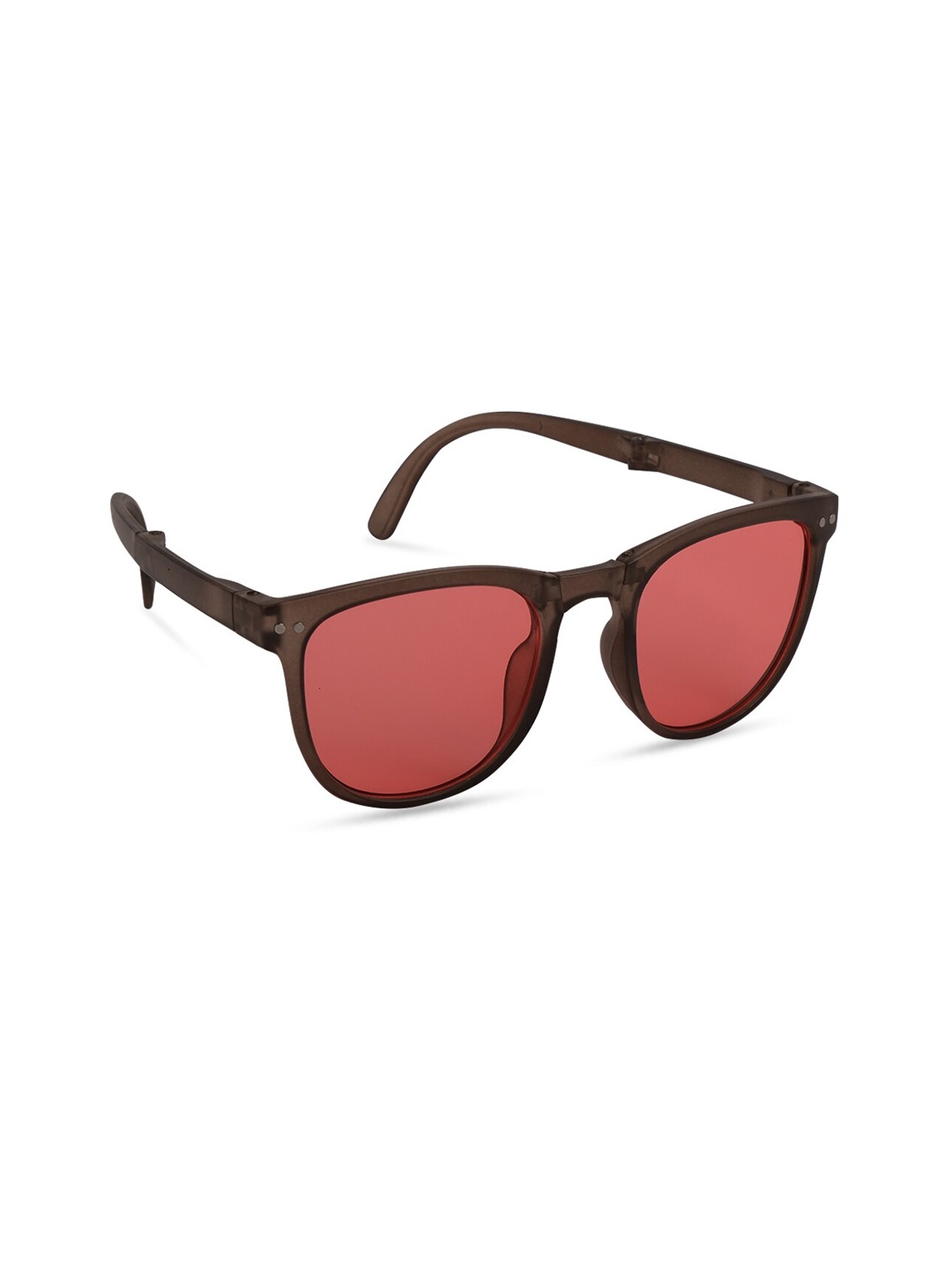 

DukieKooky Kids Wayfarer Sunglasses with UV Protected Lens DKSG481D, Red