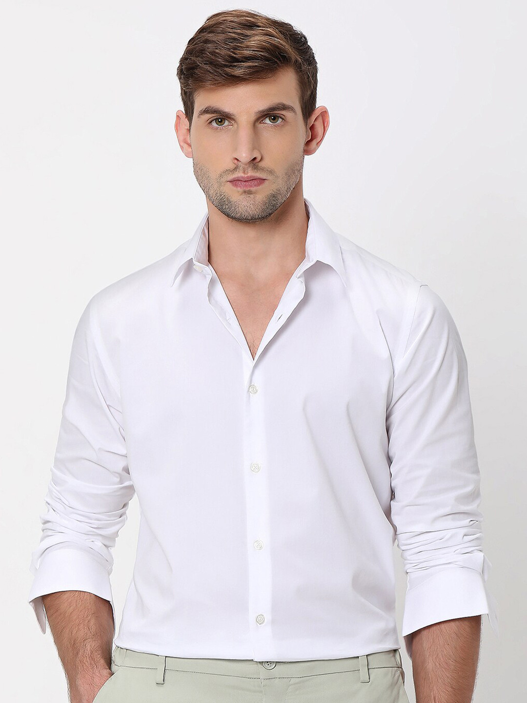 

Mufti Slim Fit Casual Shirt, White