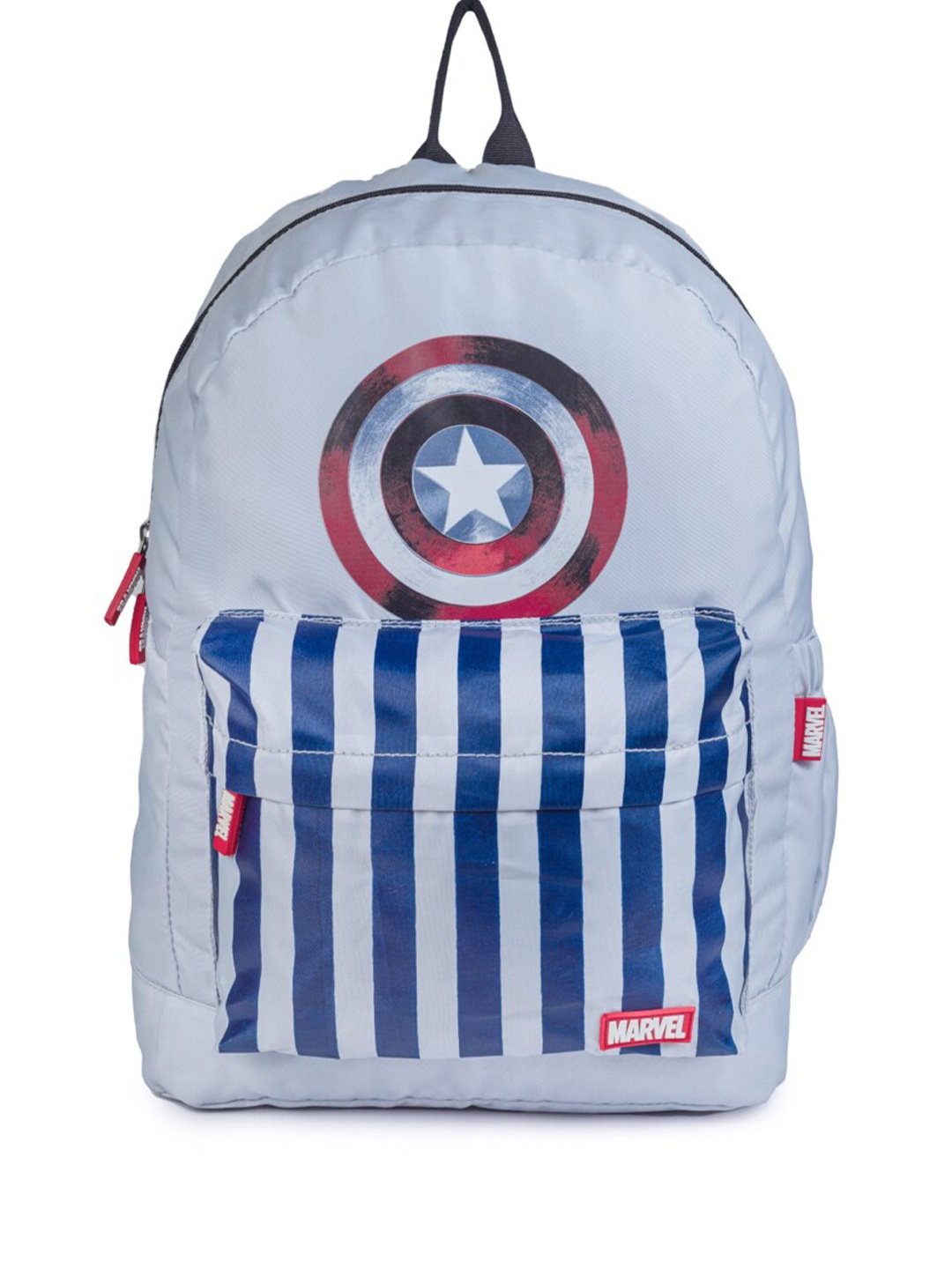 

Marvel Unisex Kids Captain America Printed Ergonomic Backpack, Grey
