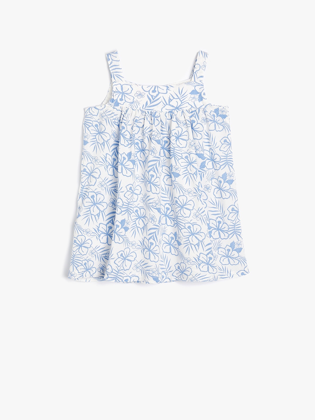 

Koton Girls Floral Printed A-Line Dress, White