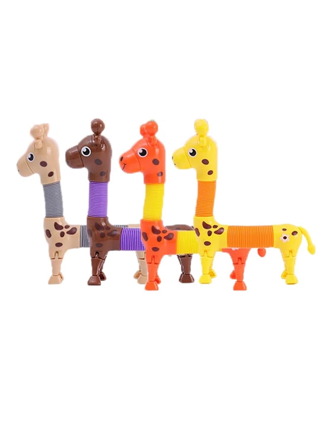 

Kidology Set of 4 Infants LED Telescopic Suction Cup Giraffe Toys, Yellow