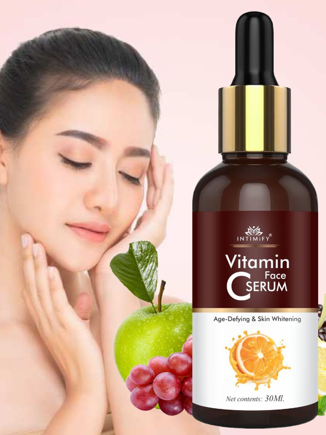 

INTIMIFY Vitamin C Glow Face Serum - 30 ml, Transparent