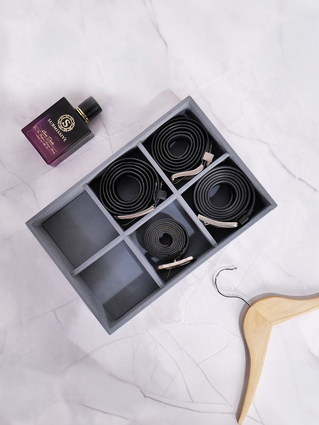 

La Trove Grey Regular Makeup Organiser