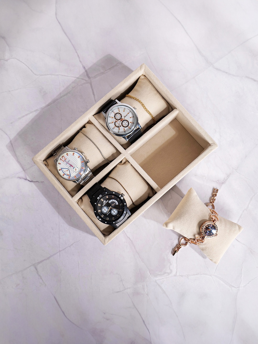 

La Trove Cream-Coloured Regular Drawer Organiser