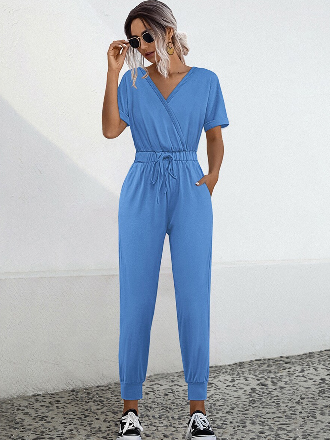

StyleCast x Revolte Basic Jumpsuit, Blue
