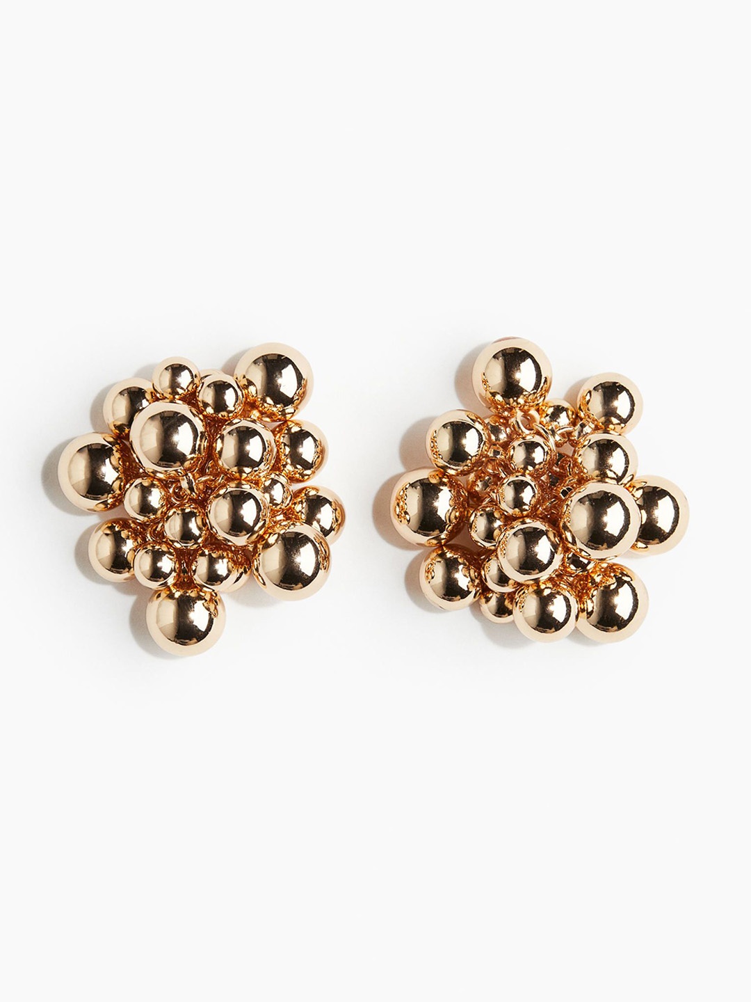 

H&M Cluster Earrings, Gold
