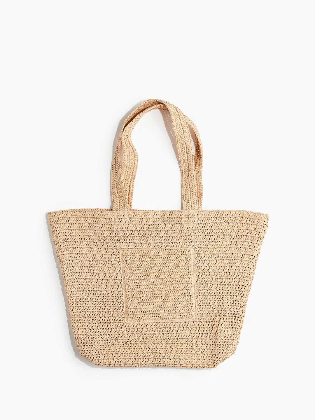 

H&M Men Straw Shopper, Beige