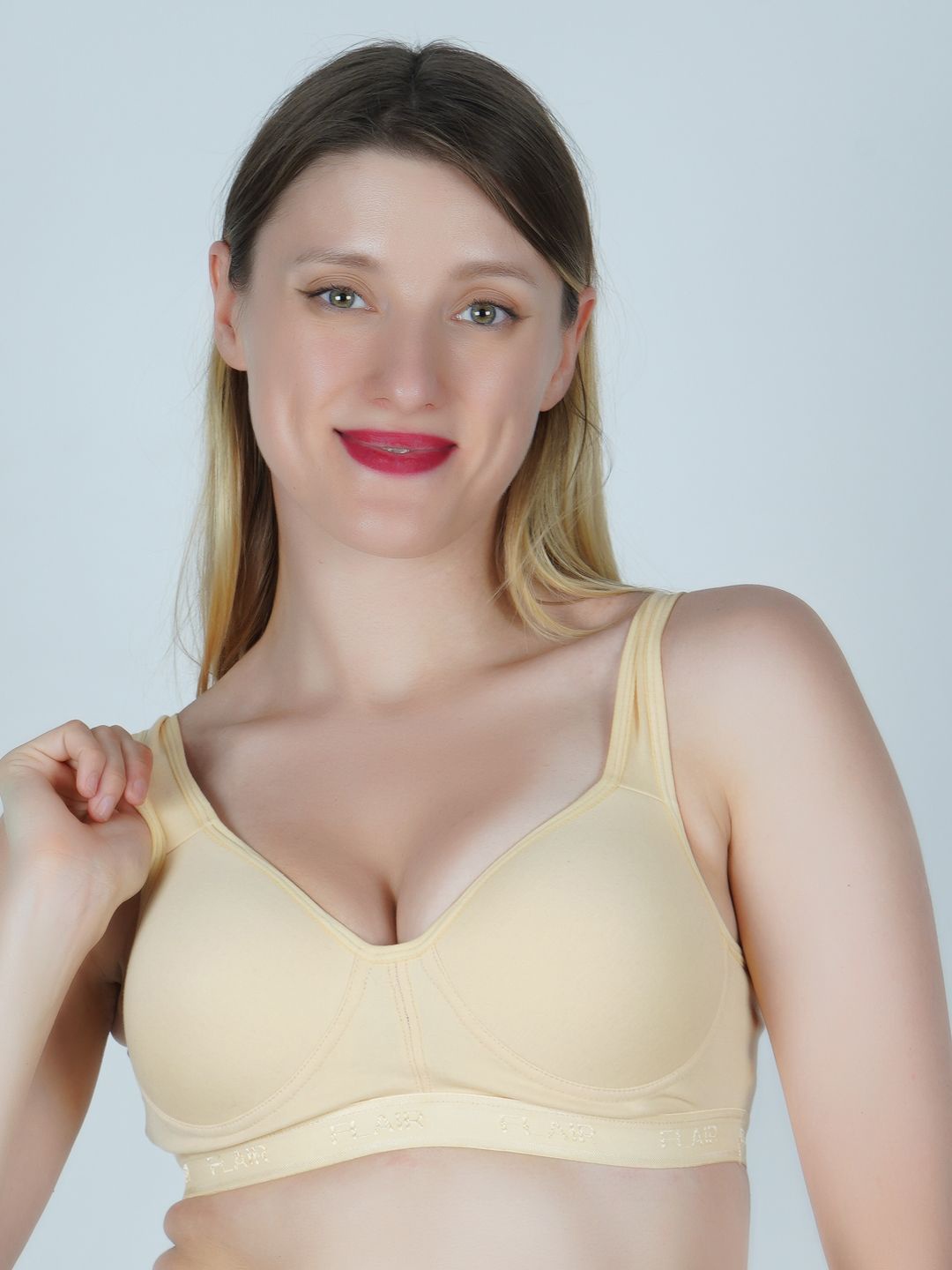 

SHYAM SONS FLAIR Women Solid Full Coverage Non Padded Bra, Yellow