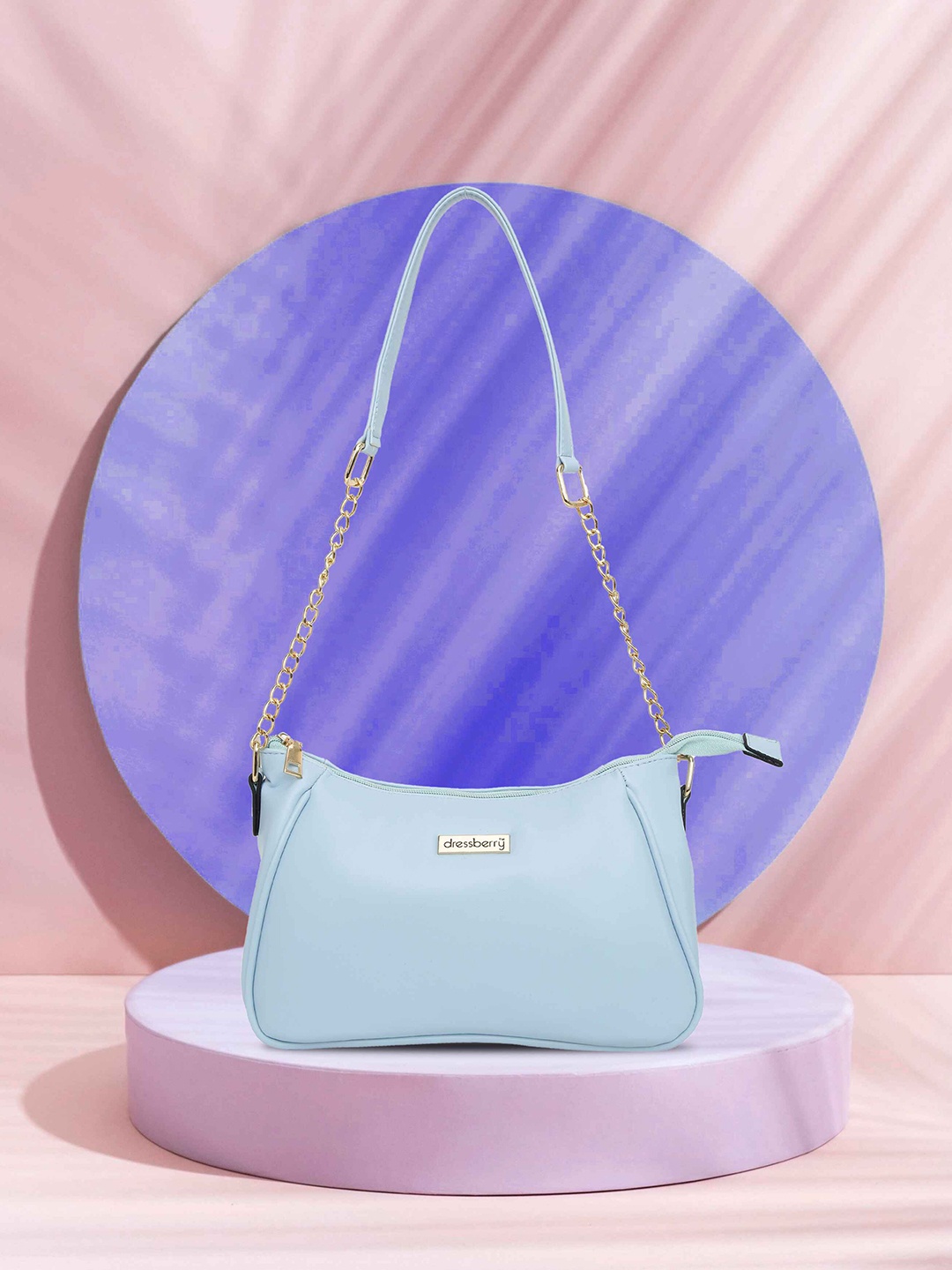 

DressBerry Women Blue Structured Sling Bag