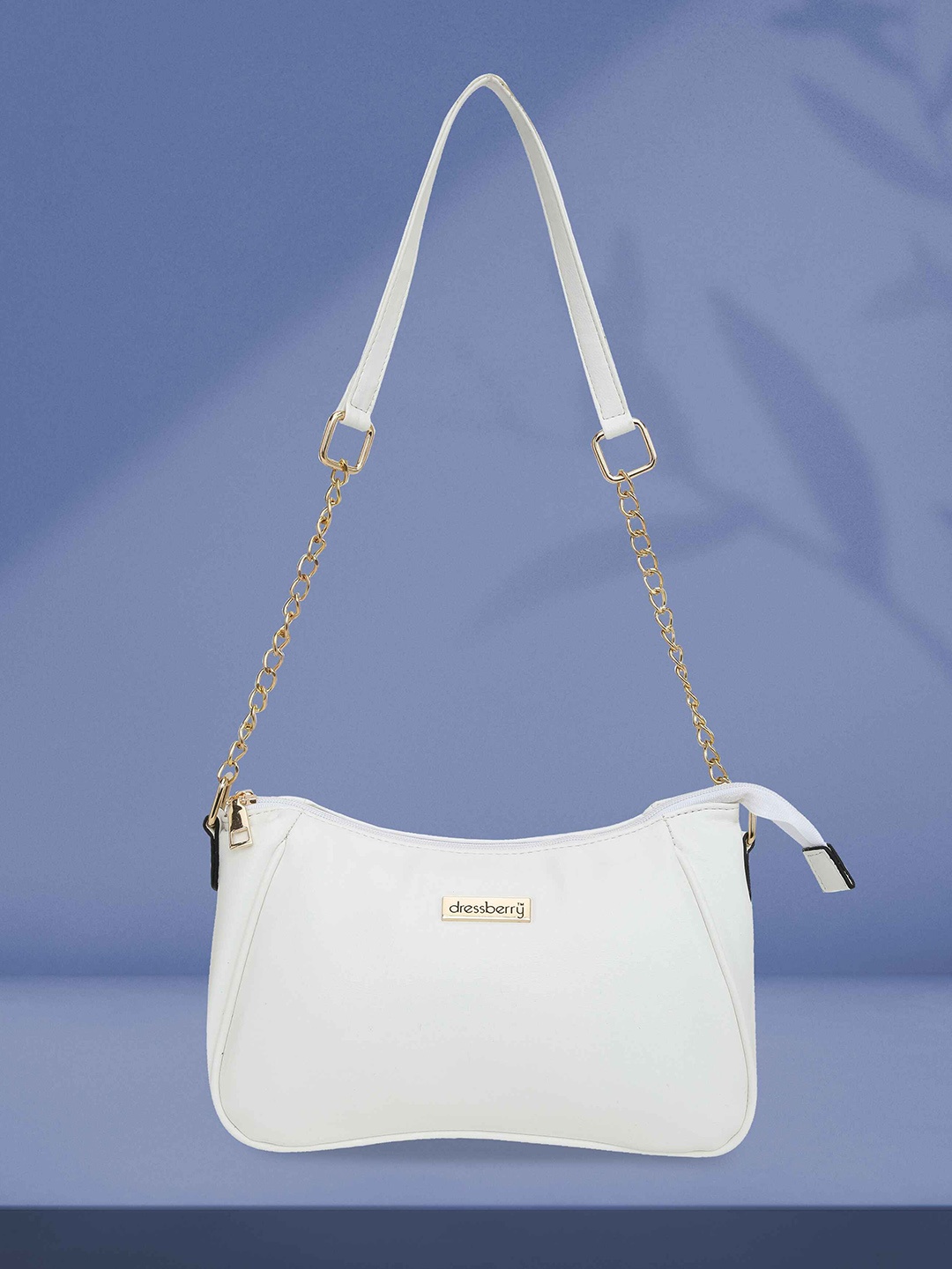 

DressBerry Women Solid Sling Bag With Pouch, White