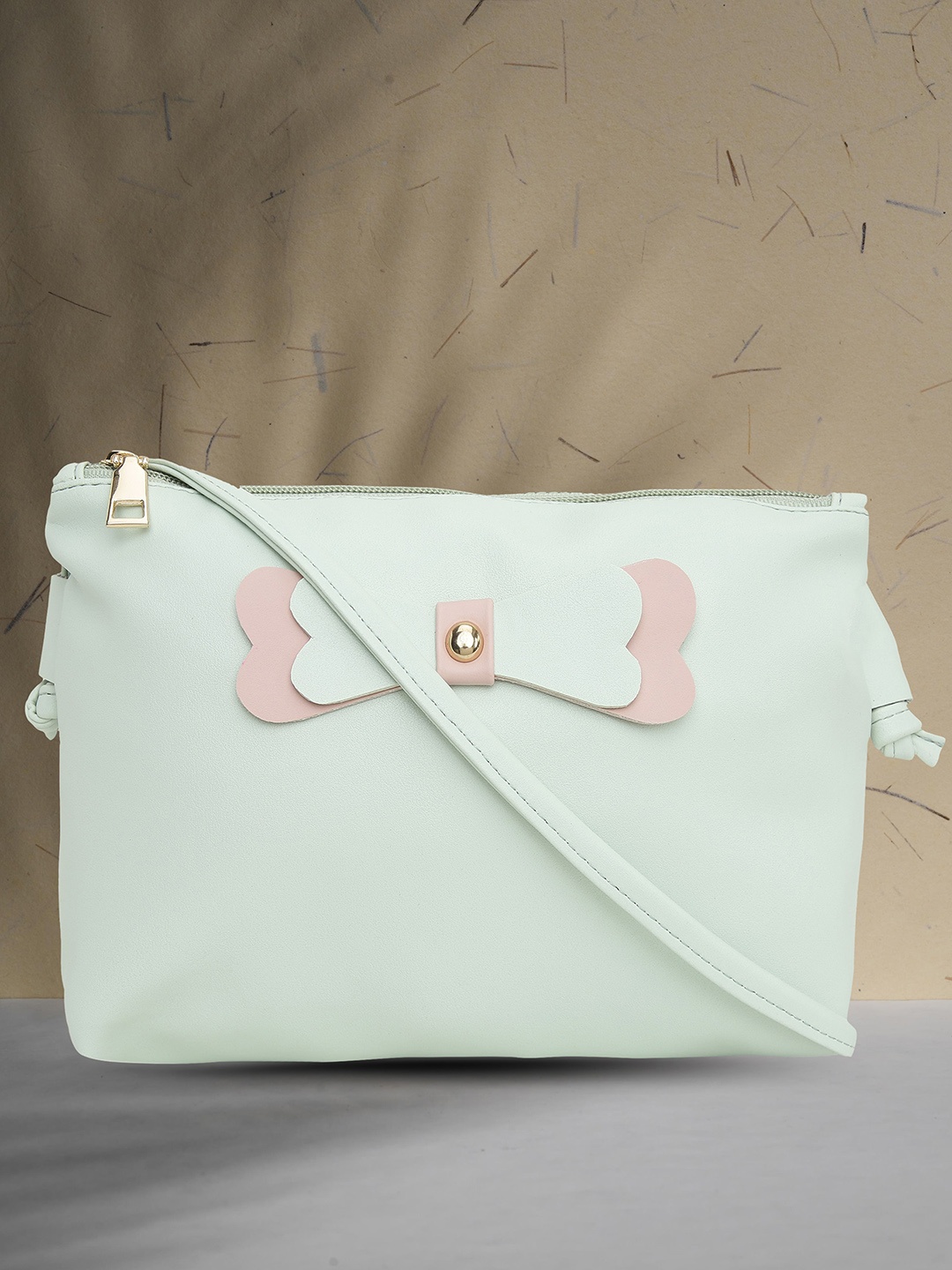 

Mast & Harbour Women Solid Sling Bag, Green