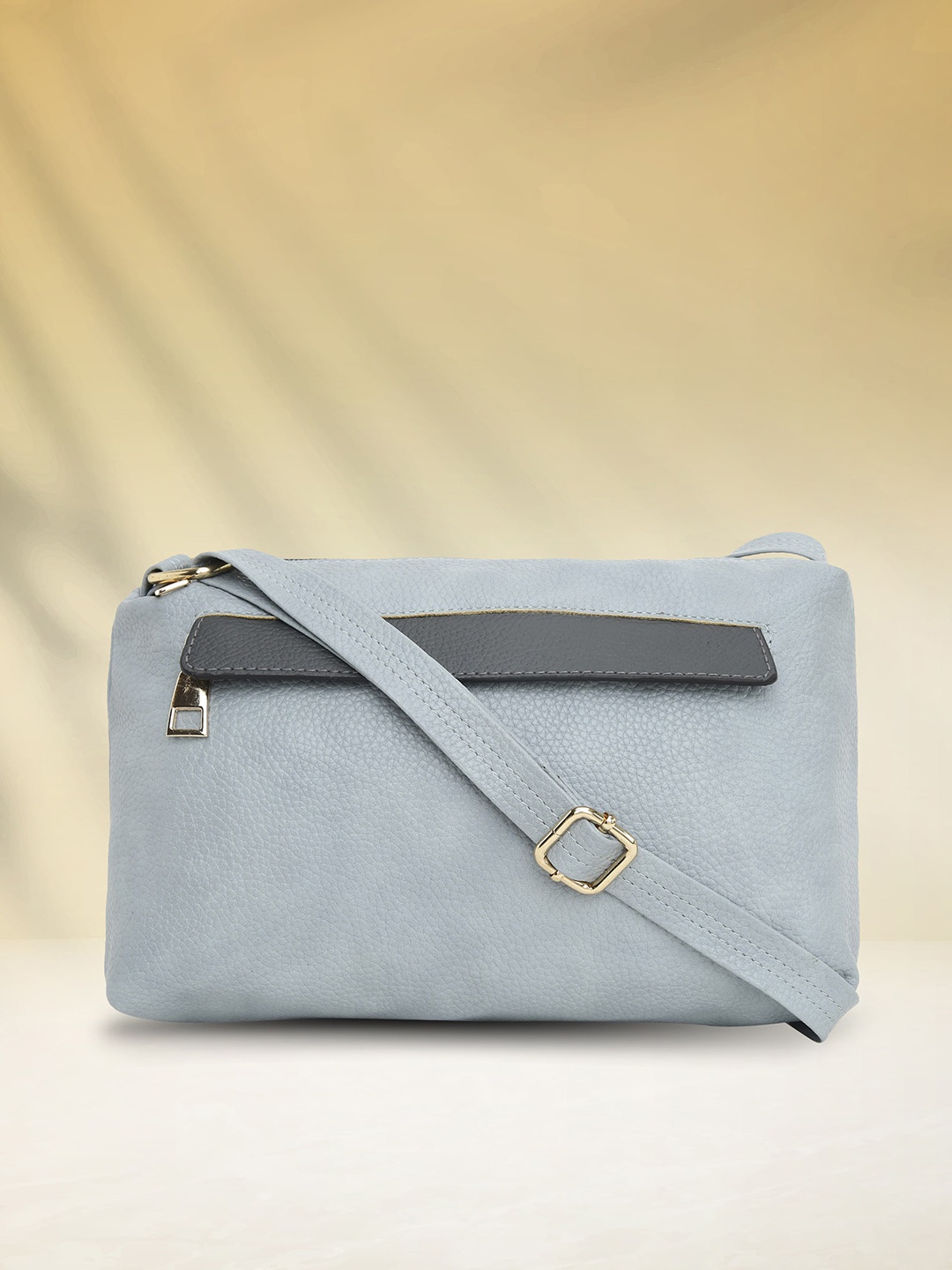 

Mast & Harbour Structured Shoulder Bag with Fringed, Grey