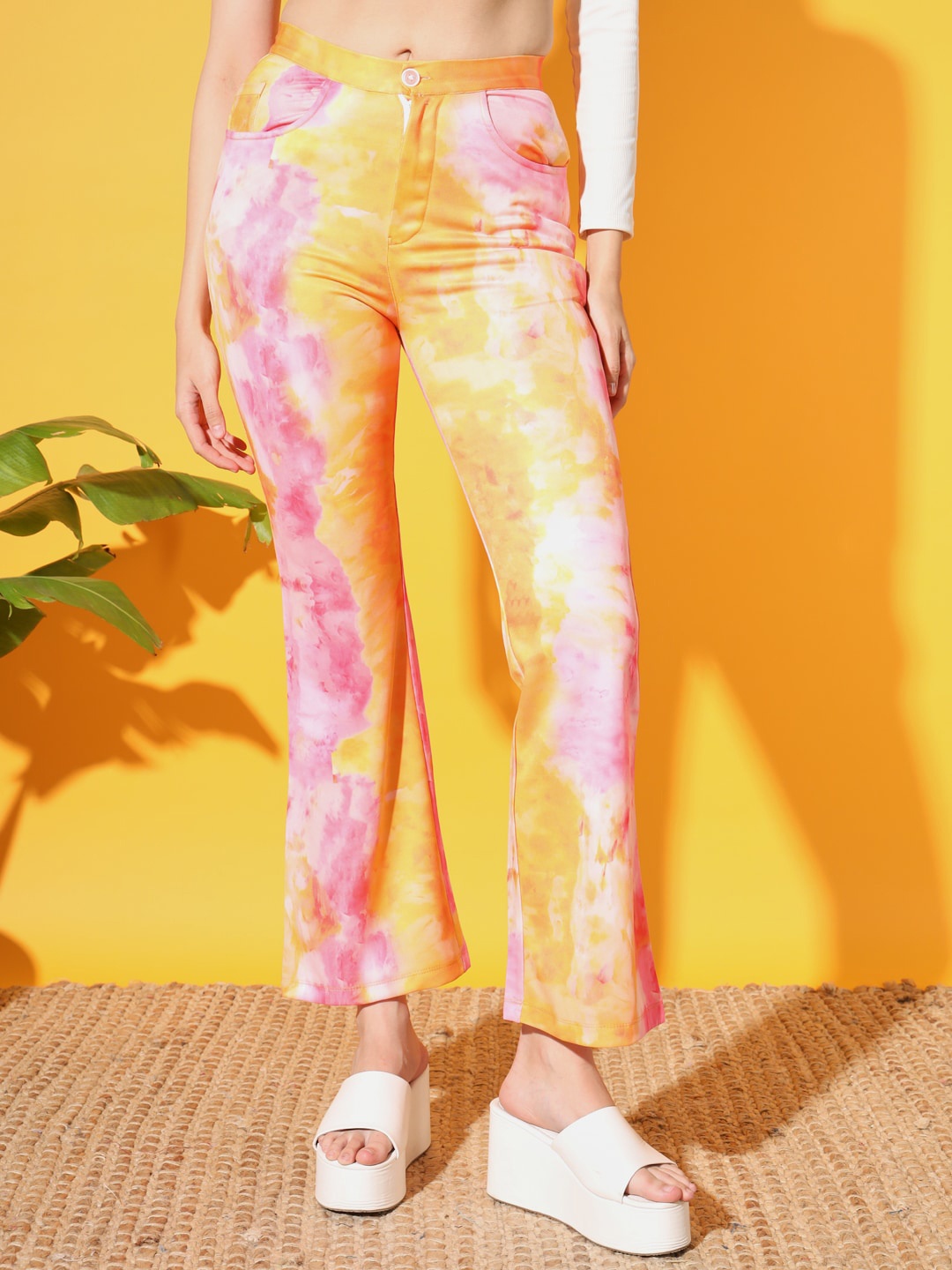 

TANDUL Women Printed Original Trousers, Multi