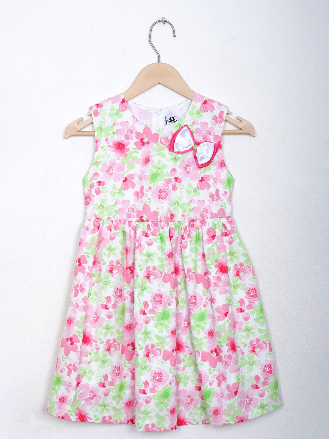 

BAESD Floral Print Fit & Flare Dress, Pink