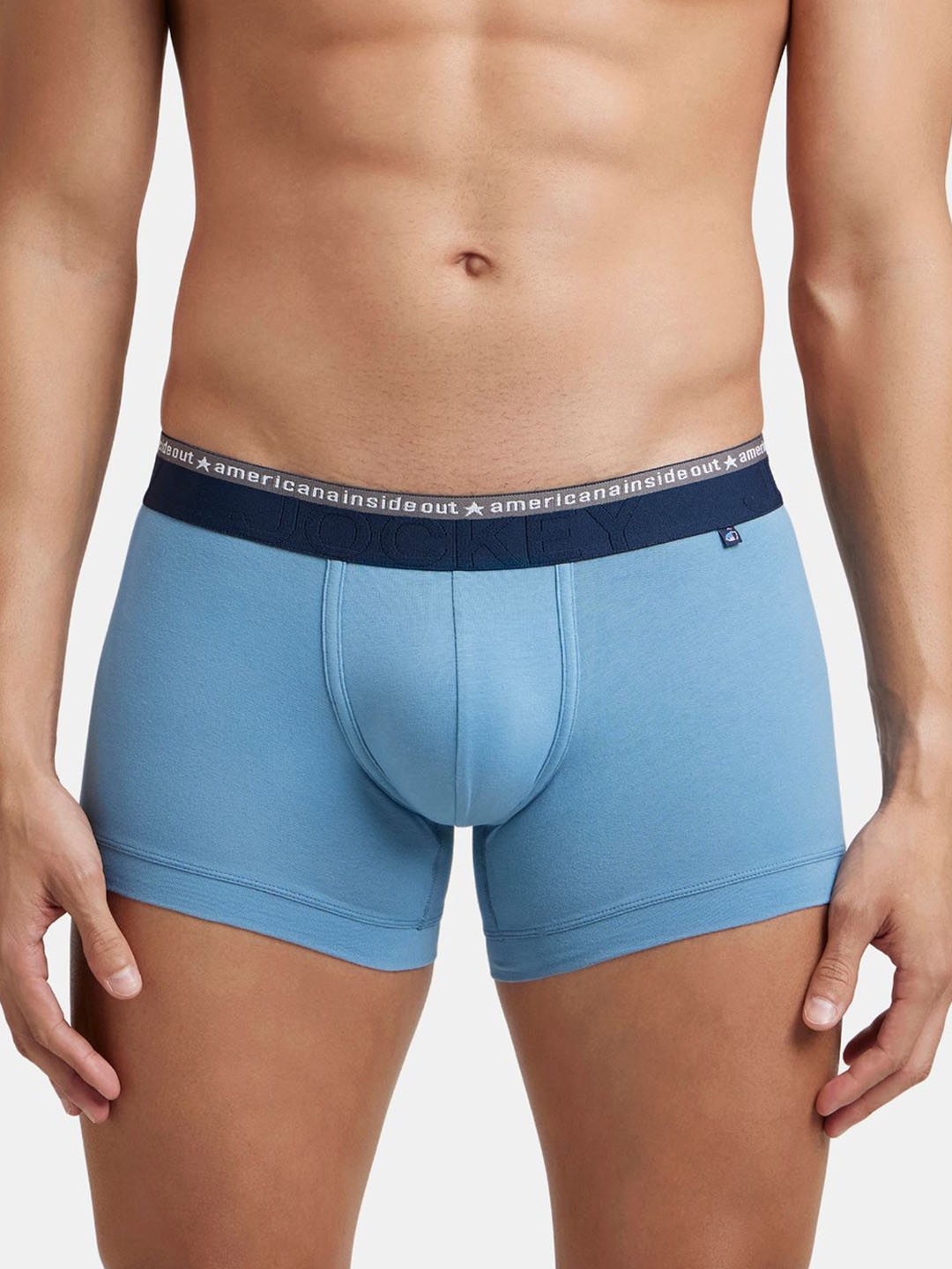 

Jockey Stretchable Trunk with Ultrasoft Waistband-US60, Blue