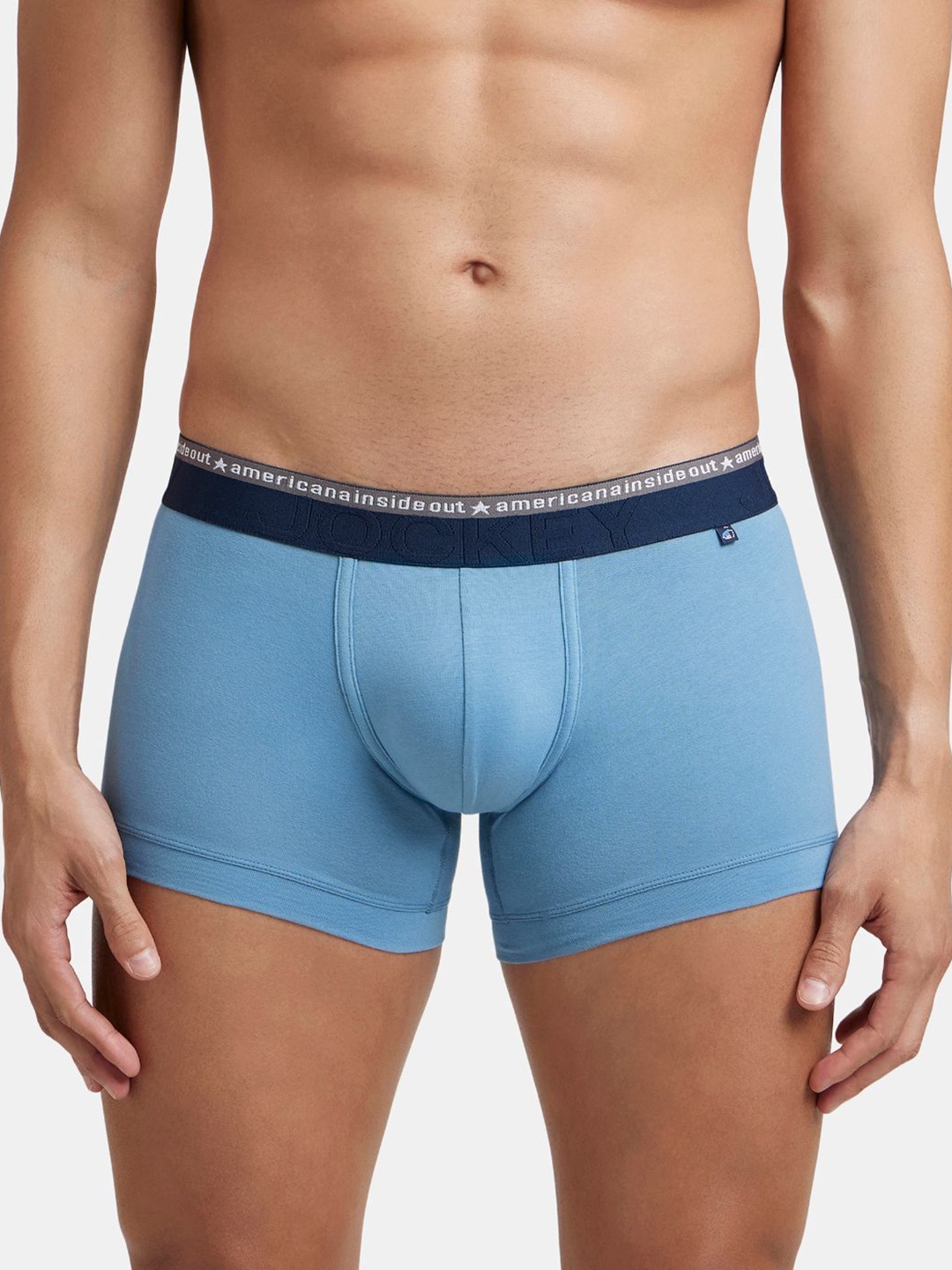 

Jockey Stretchable Trunk with Ultrasoft Waistband-US60, Blue